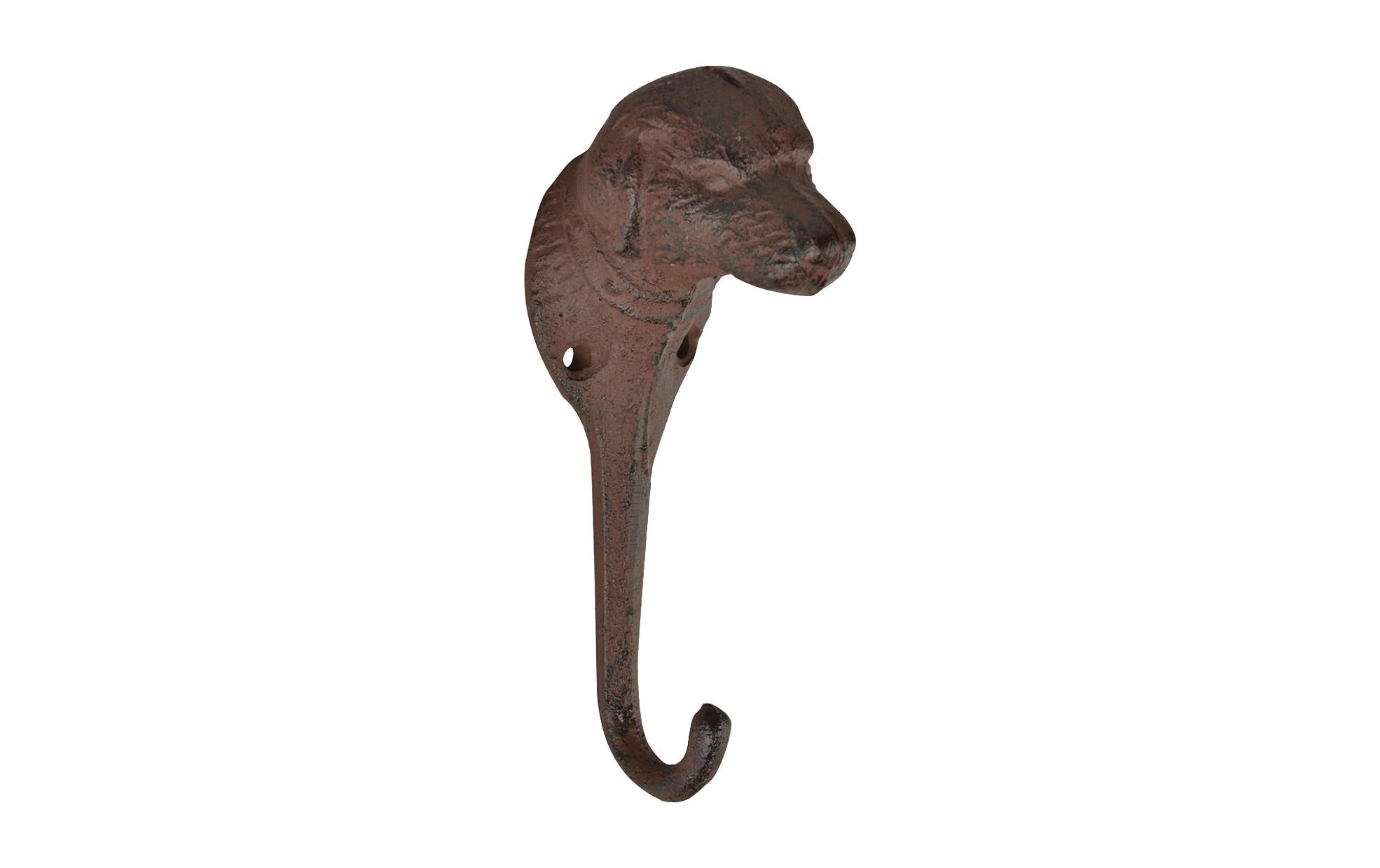 Esschert Design Wandhaken Haken Hund, Braun