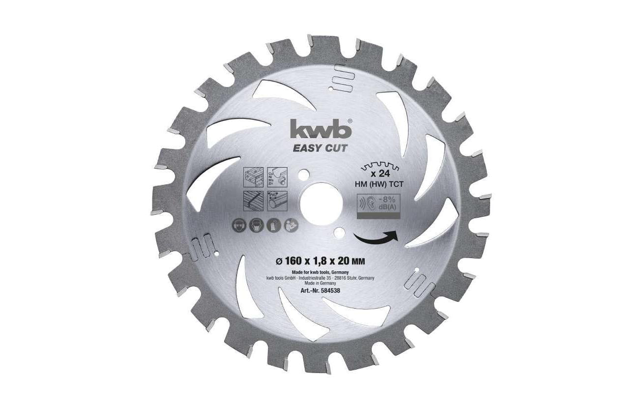 kwb Kreissägeblatt Easy Cut HM Ø 150 x 16 mm