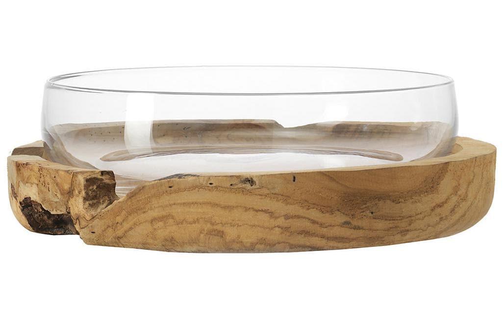 Leonardo Schale Terra 39 cm, 1 Stück, Transparent