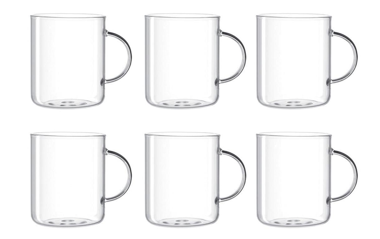Leonardo Teetasse Novo 400 ml, 6 Stück, Transparent