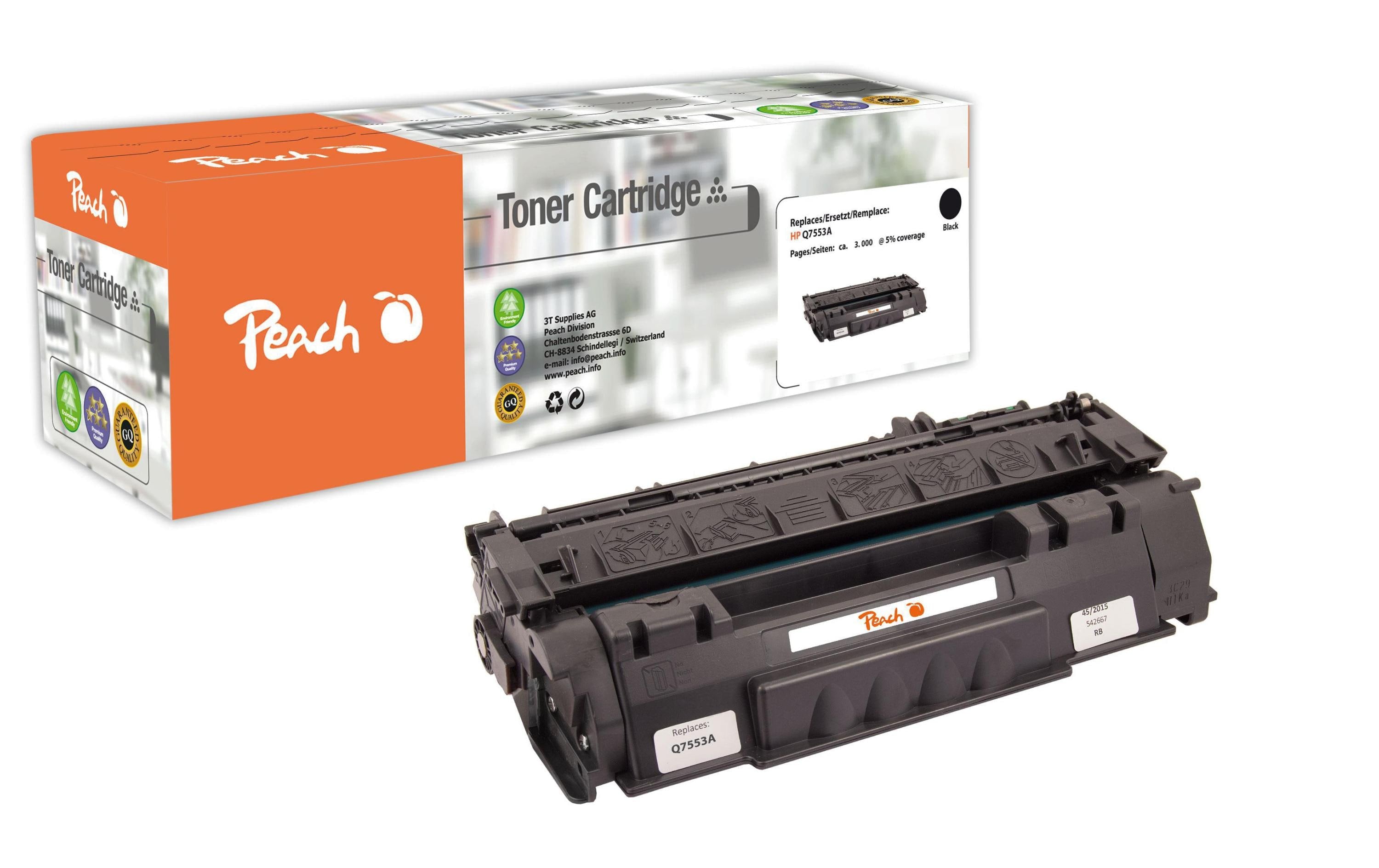 Peach Toner HP Nr. 53A (Q7553A) Black