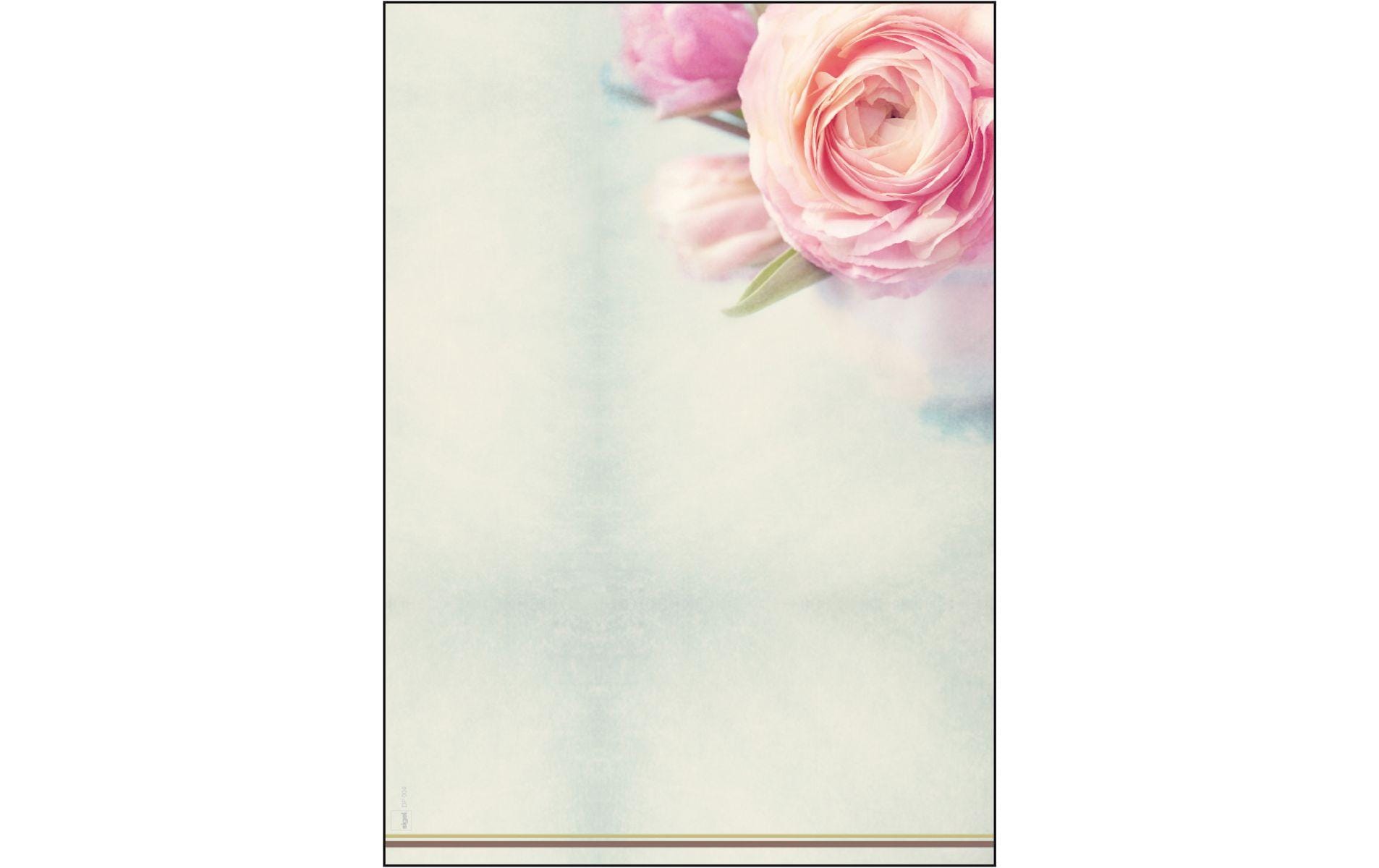 Sigel Motivpapier Rose Garden A4, 50 Blatt