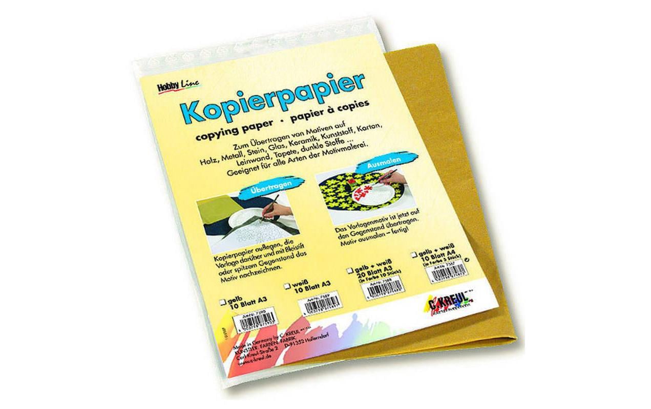 Kreul Kohlepapier 31 x 40 cm Weiss 10 Stück