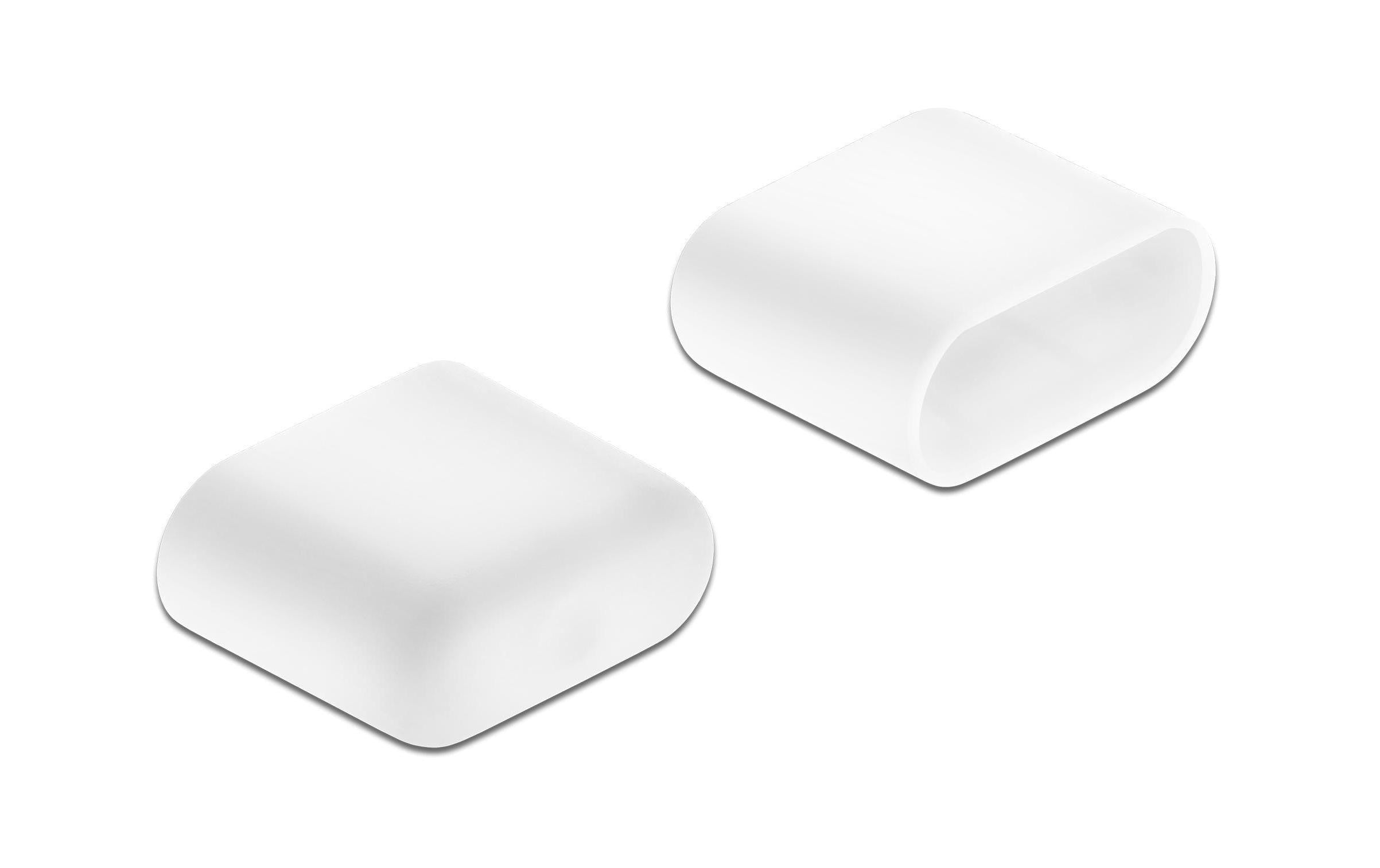 Delock Blindstecker/Staubschutz USB-C  10 Stück Weiss ohne Griff