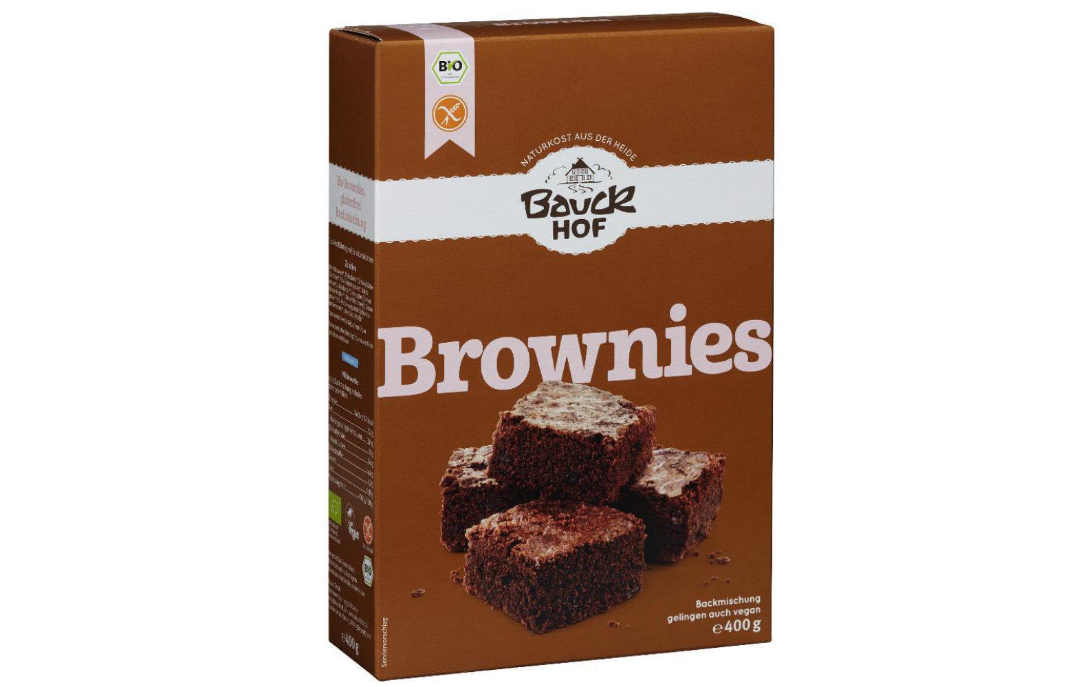 Bauck Mühle Backmischung Brownies glutenfrei 400 g