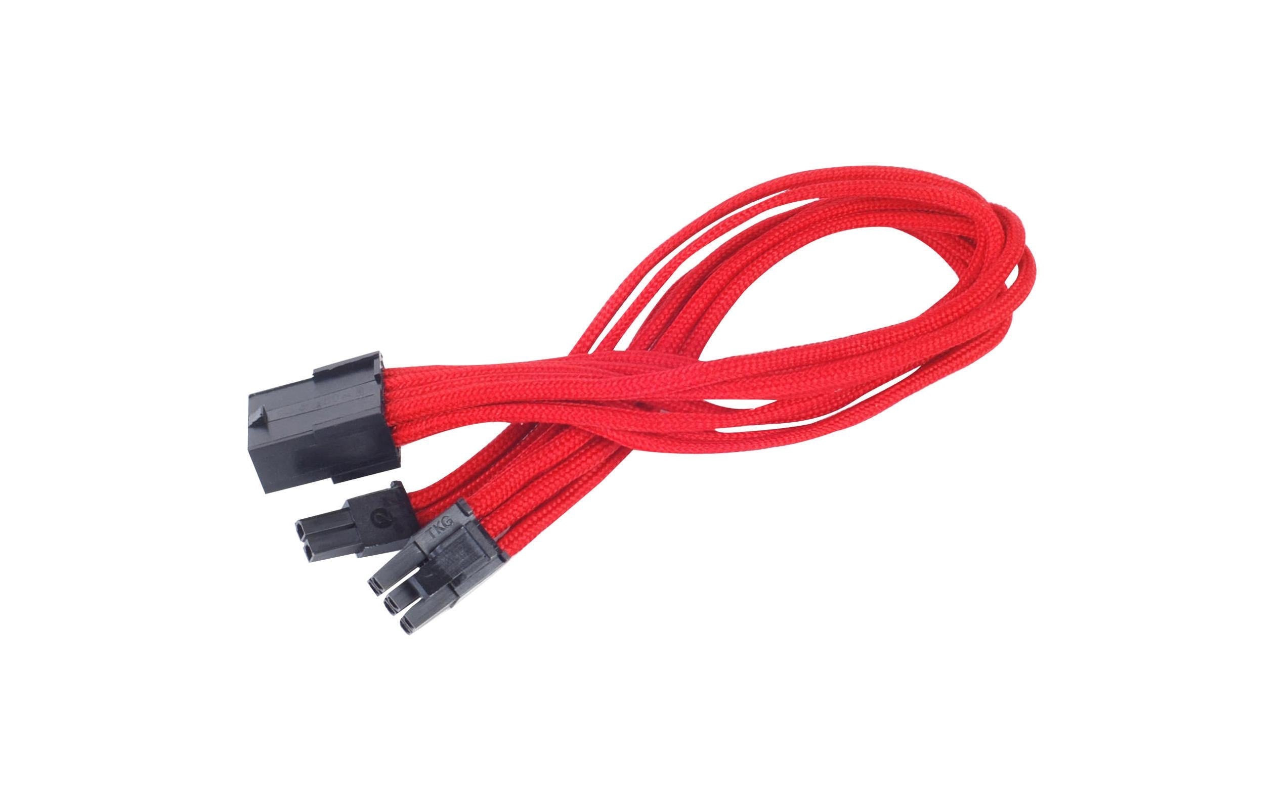 SilverStone Stromverlängerungskabel 8Pin - 6+2Pin PCIe Rot