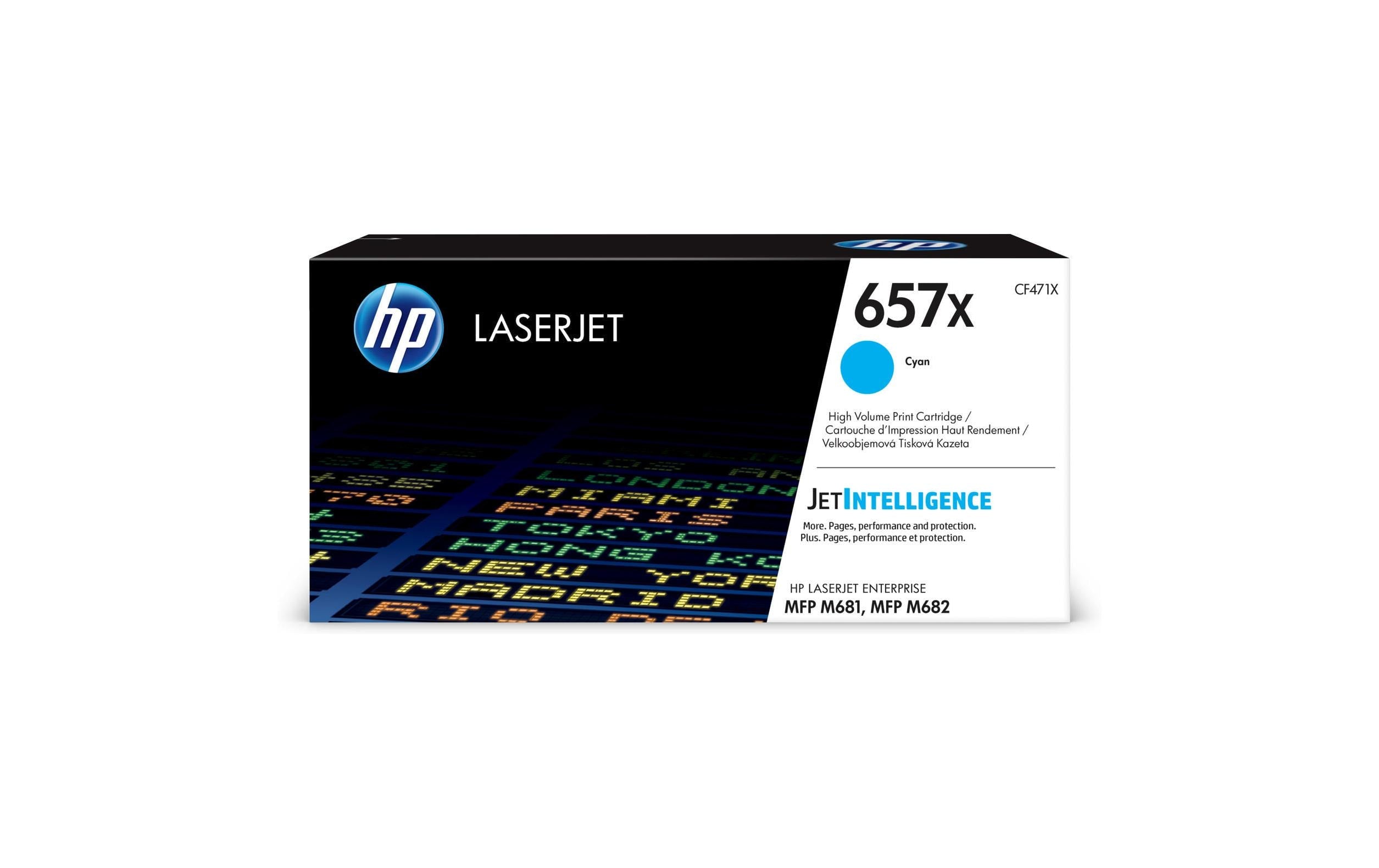 HP Toner Nr. 657X (CF471X) Cyan