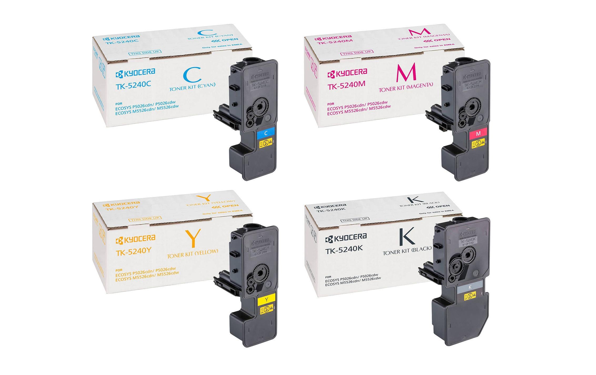 Kyocera Tonerset TK-5240 Black/Cyan/Magenta/Yellow