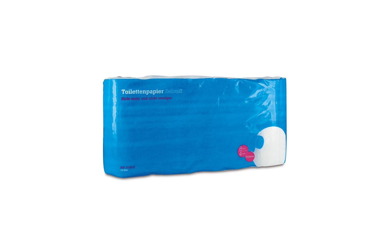 Hartmann Toilettenpapier Zellstoff 8 Rollen, 3-lagig
