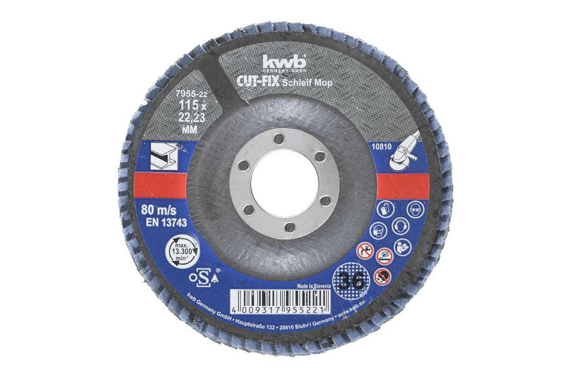 kwb Schleifscheibe Metall 115 mm K36