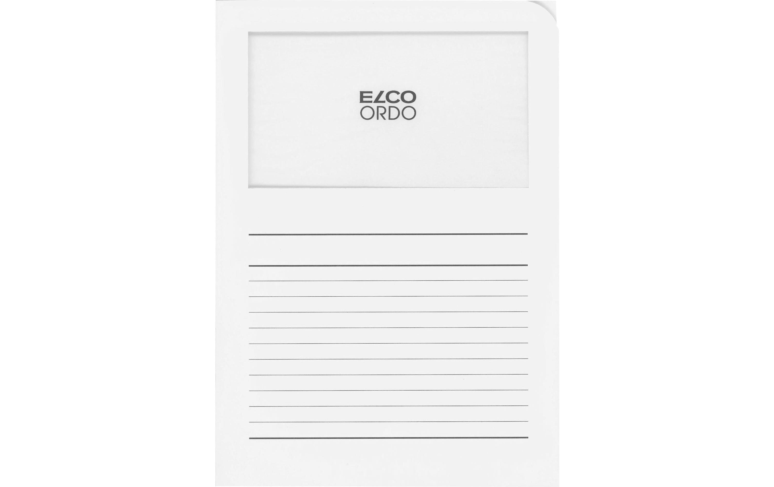 ELCO Sichthülle Ordo Classico Weiss, 100 Stück