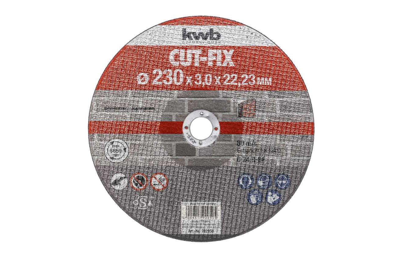 kwb Trennscheibe CUT-FIX, Stein Ø 230 x 3.0 mm