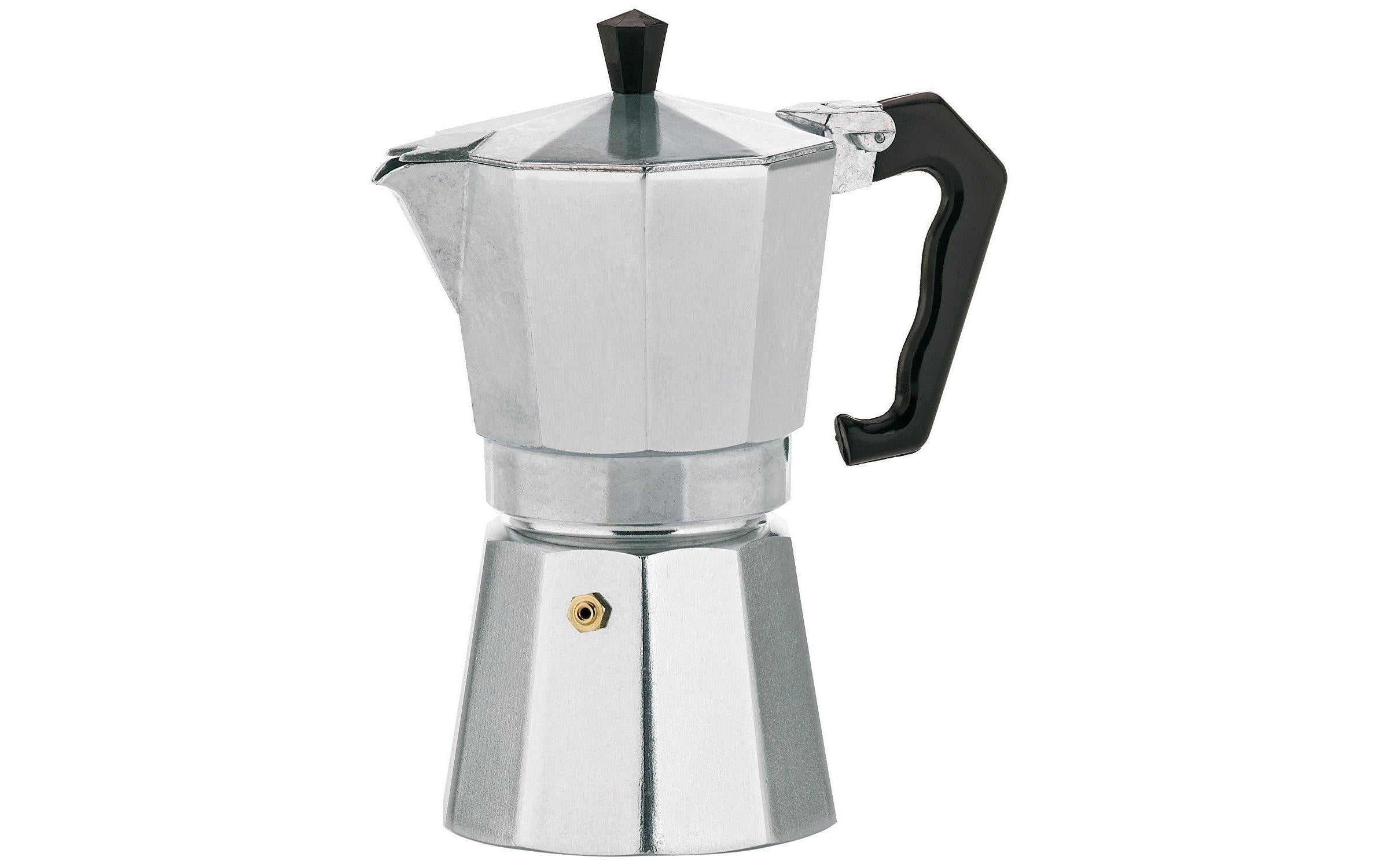 Kela Espressokocher Italia 6 Tassen, Silber