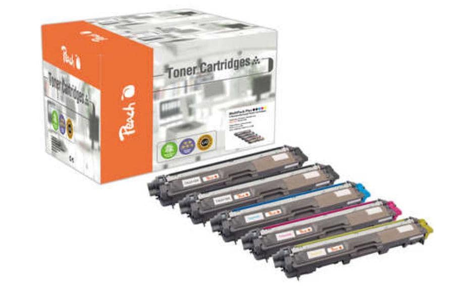 Peach Toner Brother TN-241 / 5 2x Black, 1x Cyan, Magenta, Yellow