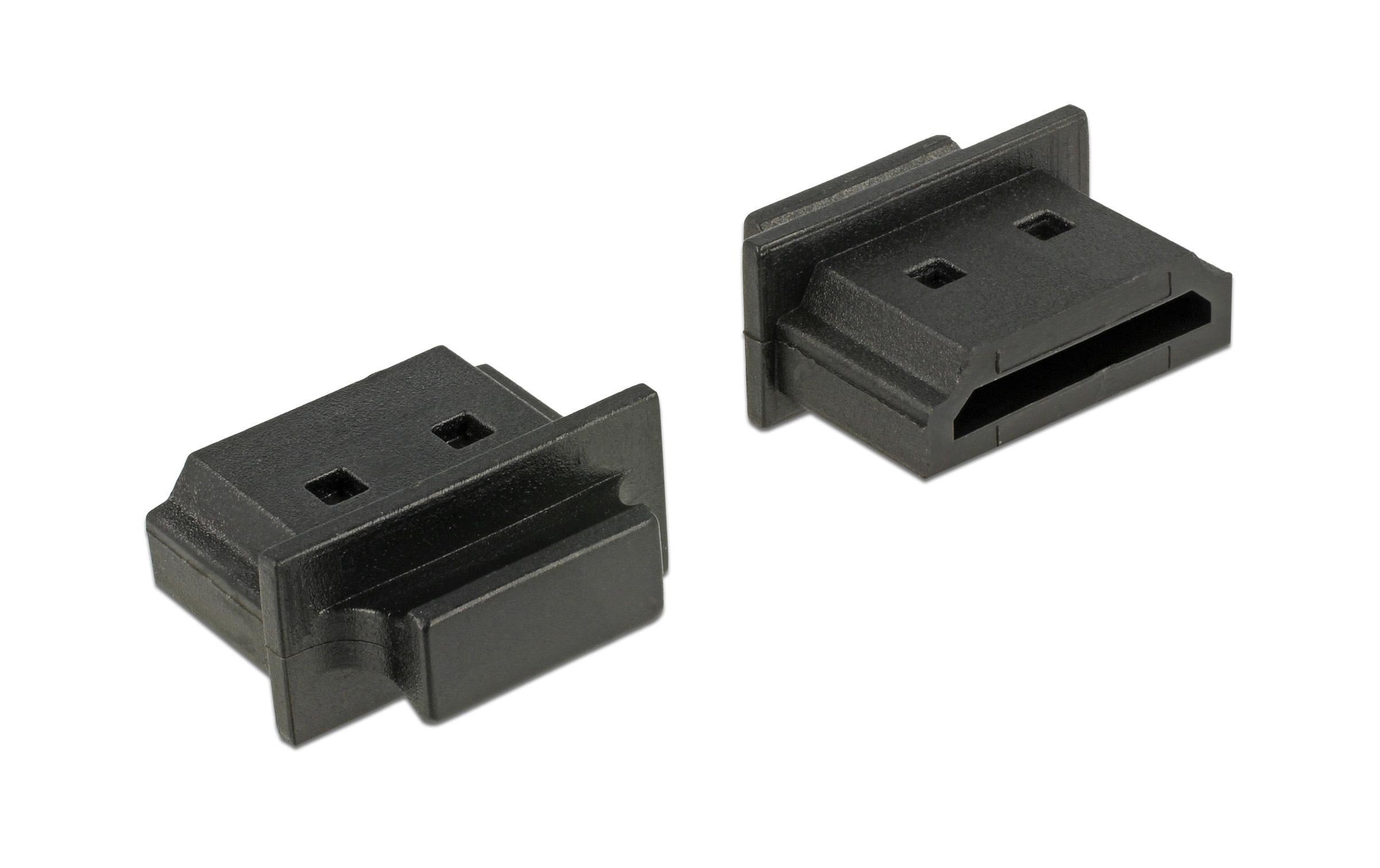 Delock Staubschutz HDMI-A f 10 Stk. Schwarz