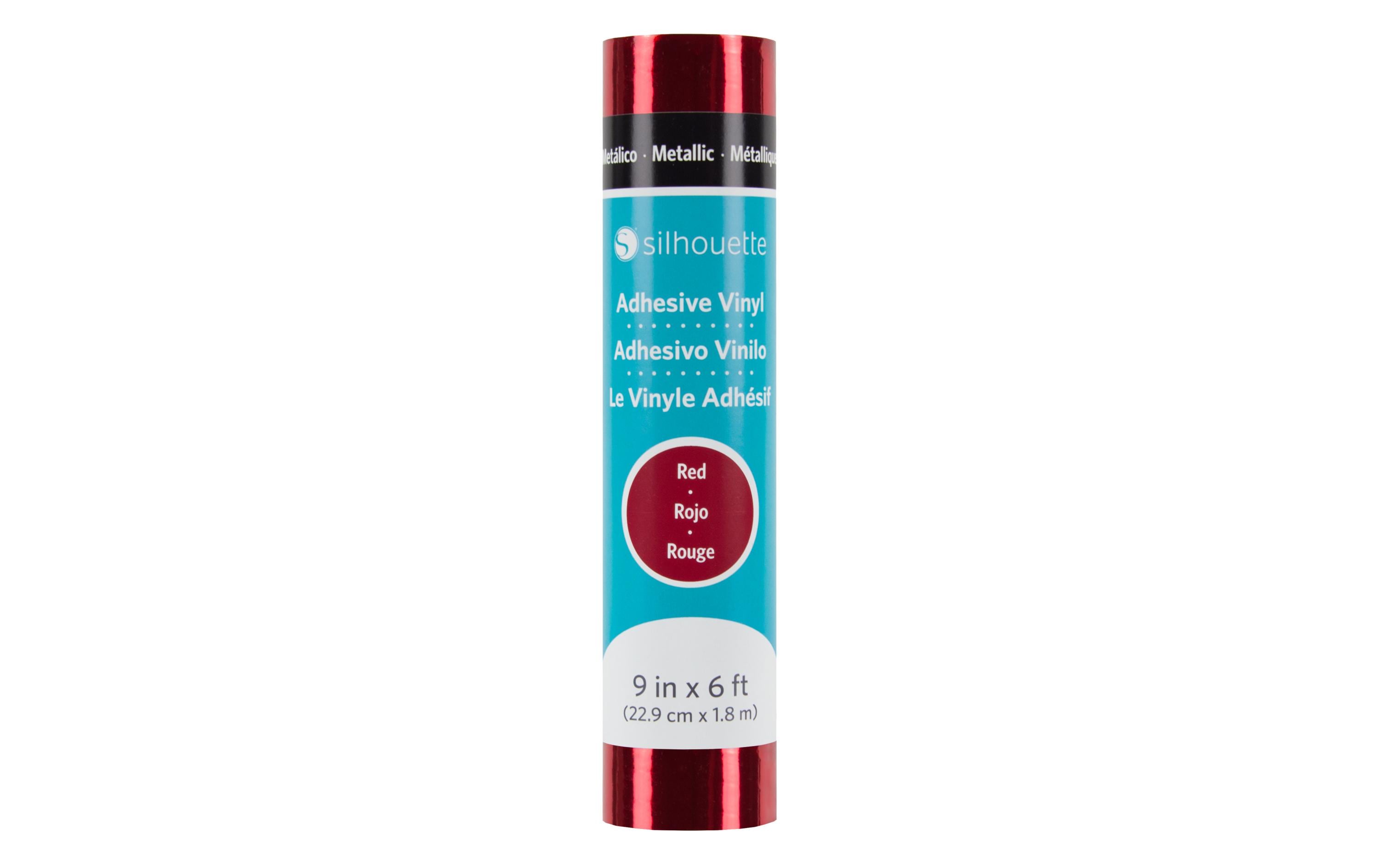 Silhouette Vinylfolie Metallic 22.9 cm Rot
