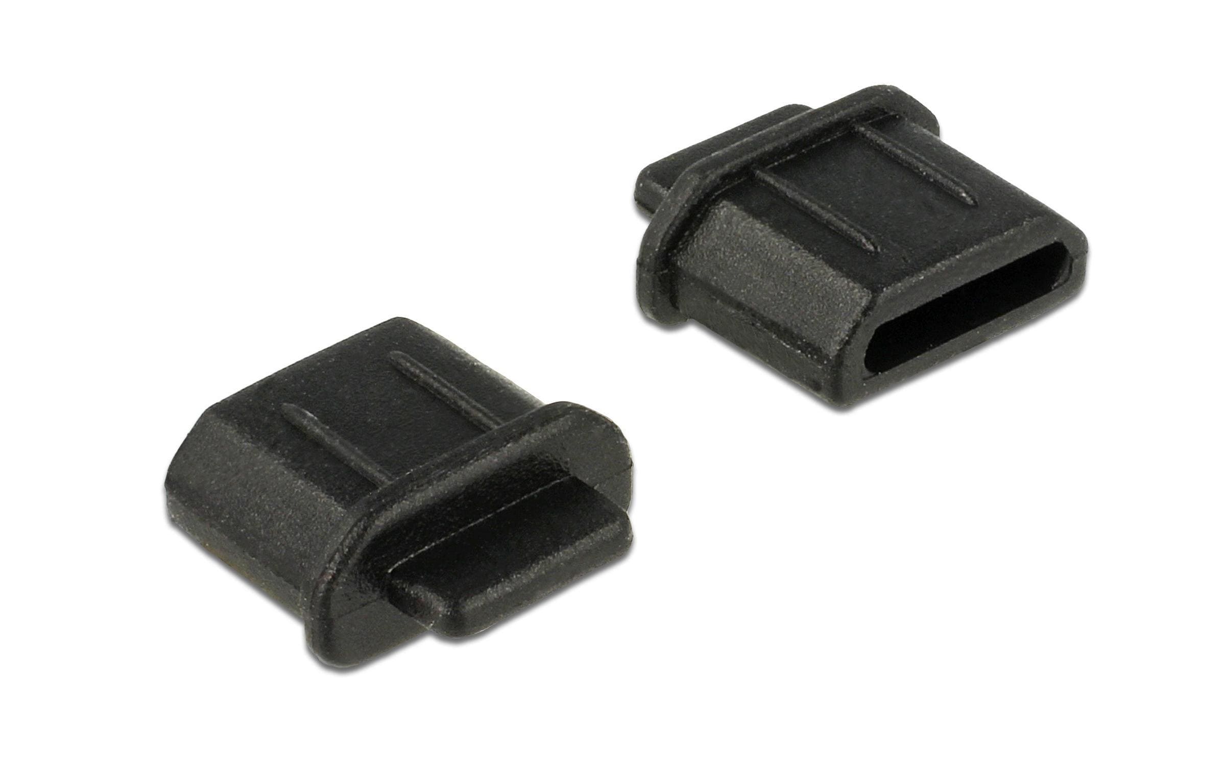 Delock Staubschutz HDMI micro-D f mit Griff 10 Stk. Schwarz