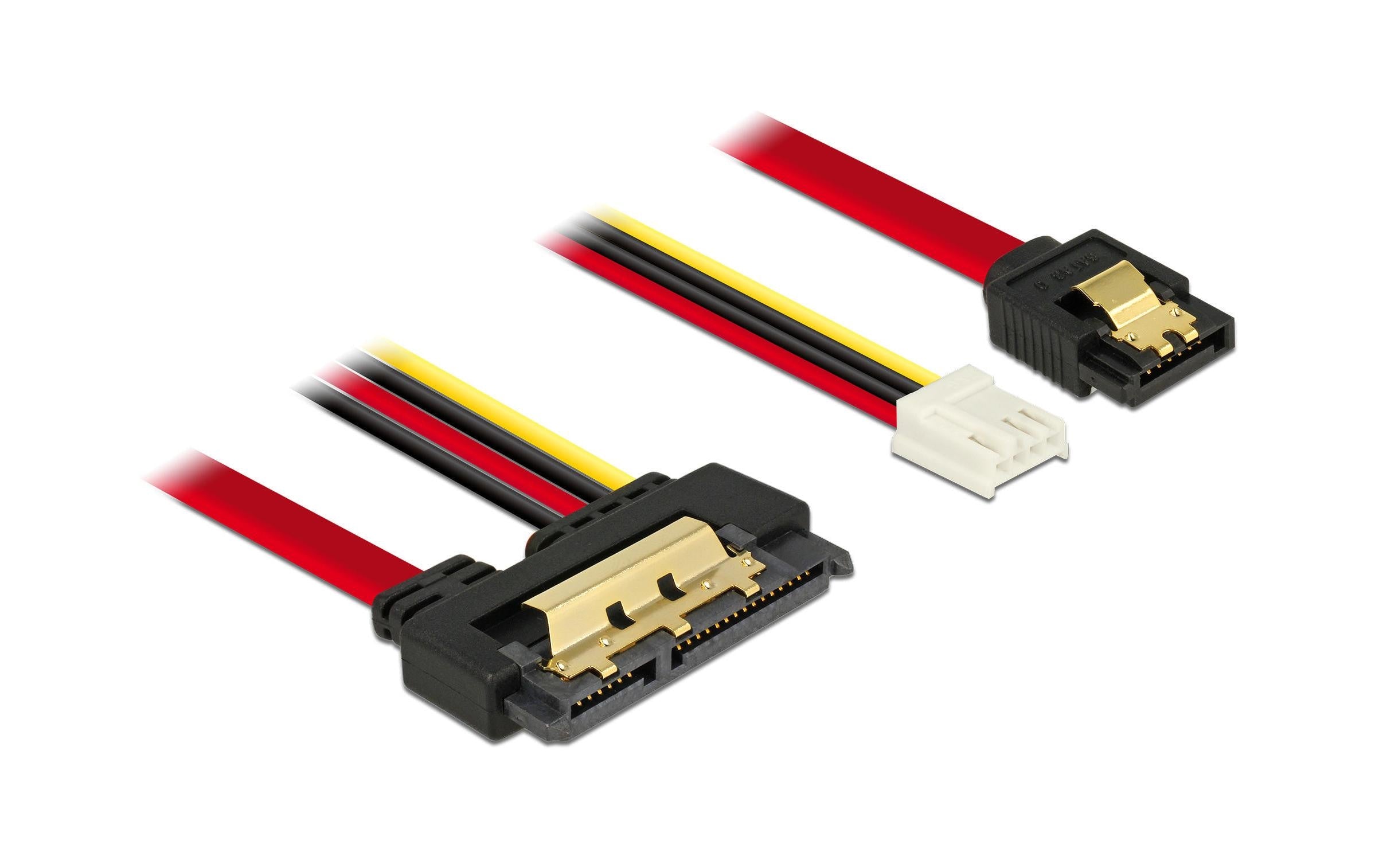 Delock SATA3-Kombikabel Mainboard Strom, 30 cm