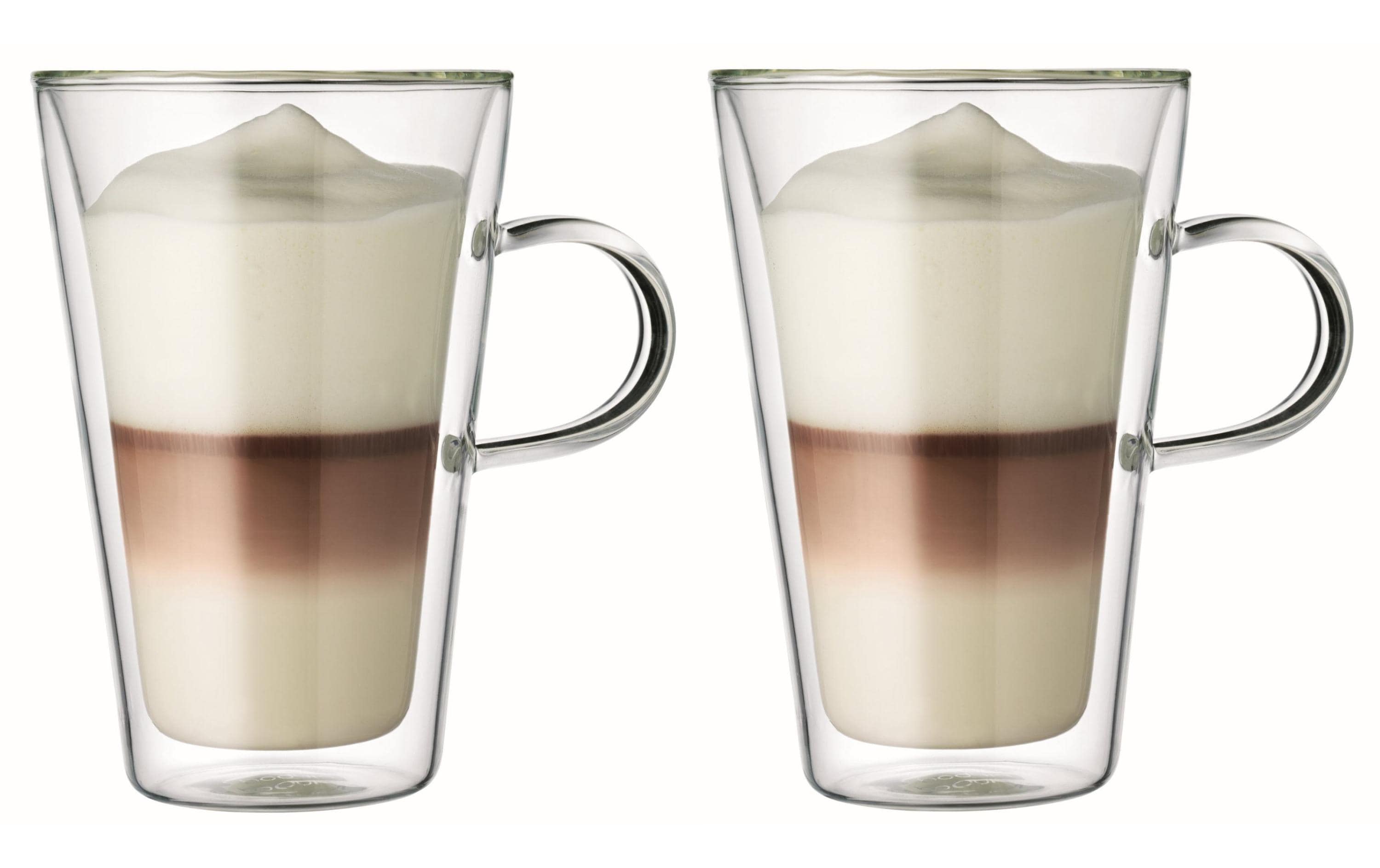 Bodum Kaffeetasse Canteen 400 ml, 2 Stück, Transparent