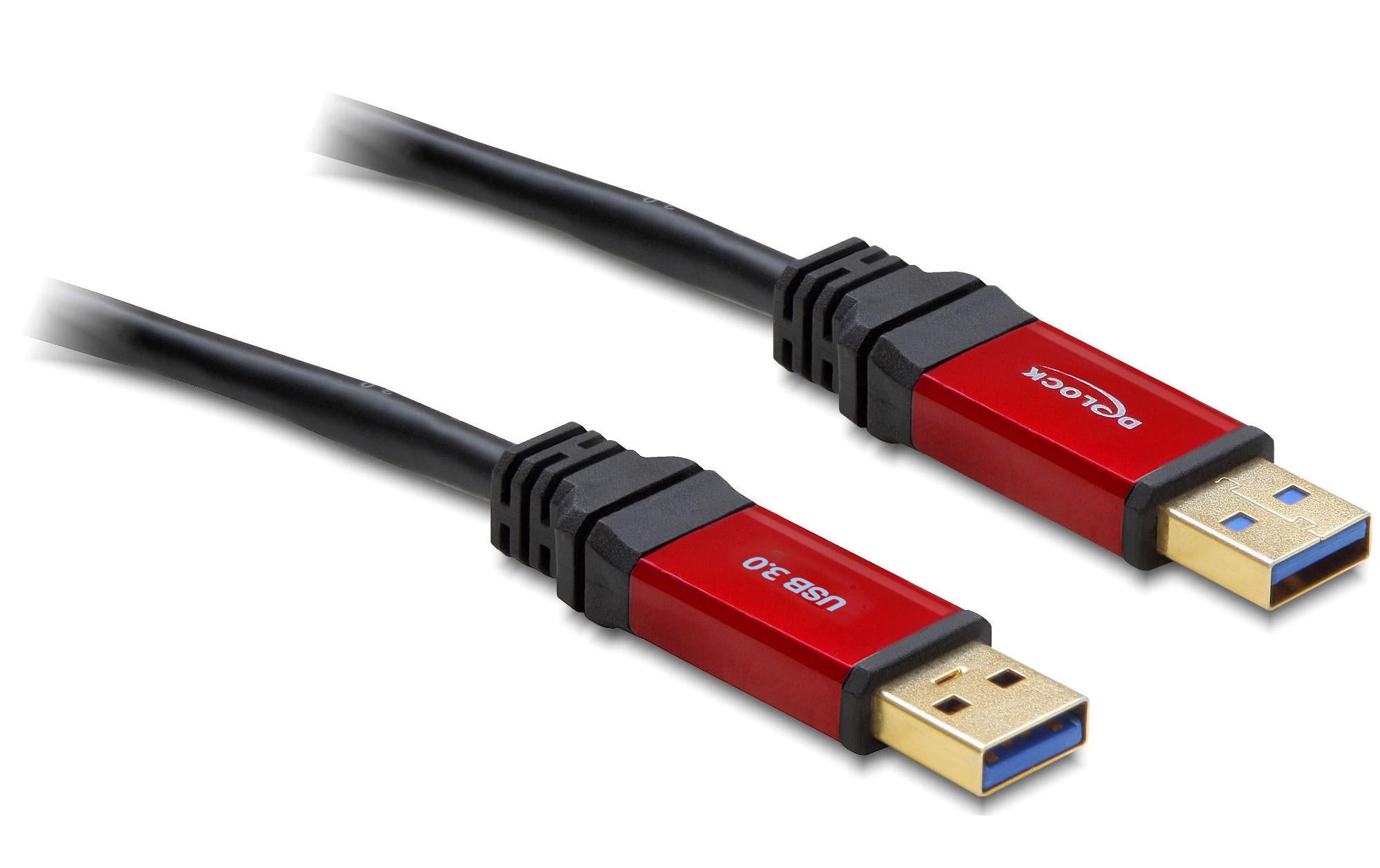 Delock USB 3.0-Kabel Premium USB A - USB A 1 m