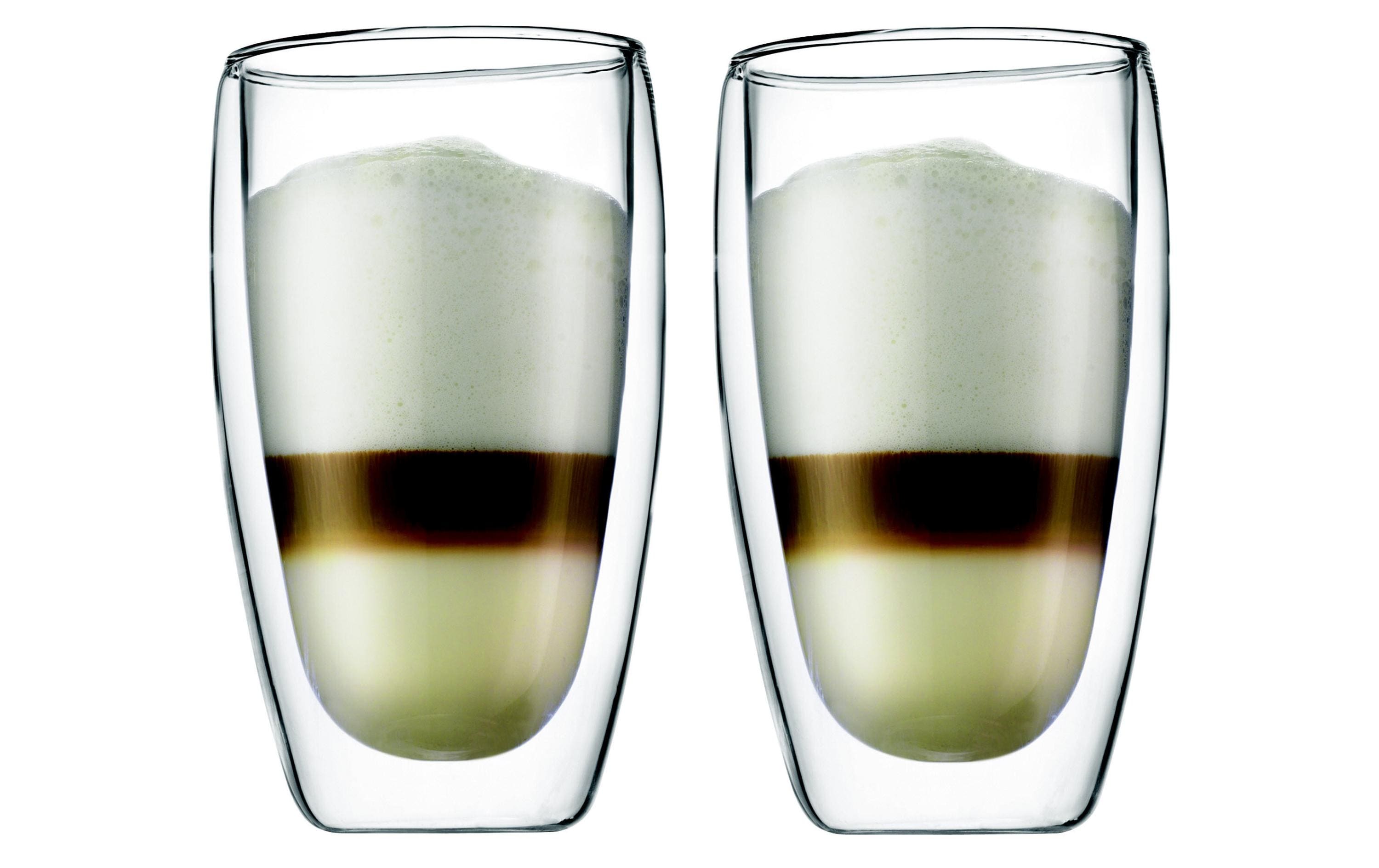 Bodum Thermobecher Pavina 450 ml, 2 Stück, Transparent