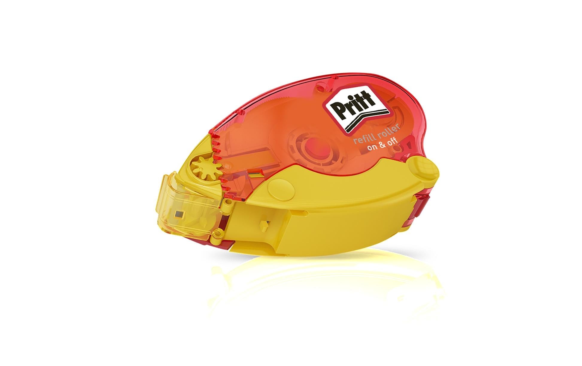 Pritt Kleberoller Refill Non Permanent 1 Stück, Gelb, Rot
