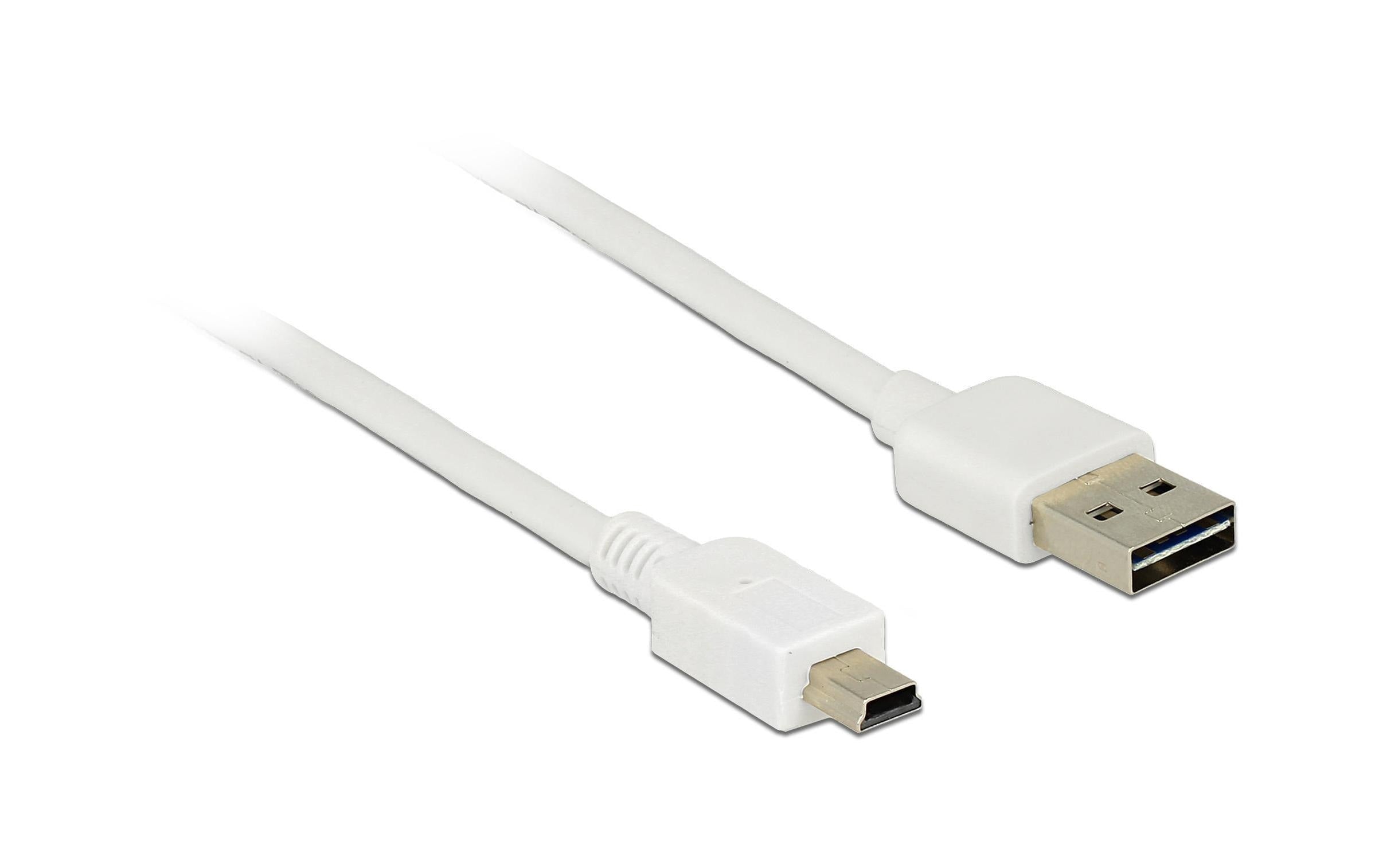Delock USB 2.0-Kabel EASY-USB USB A - Mini-USB B 3 m