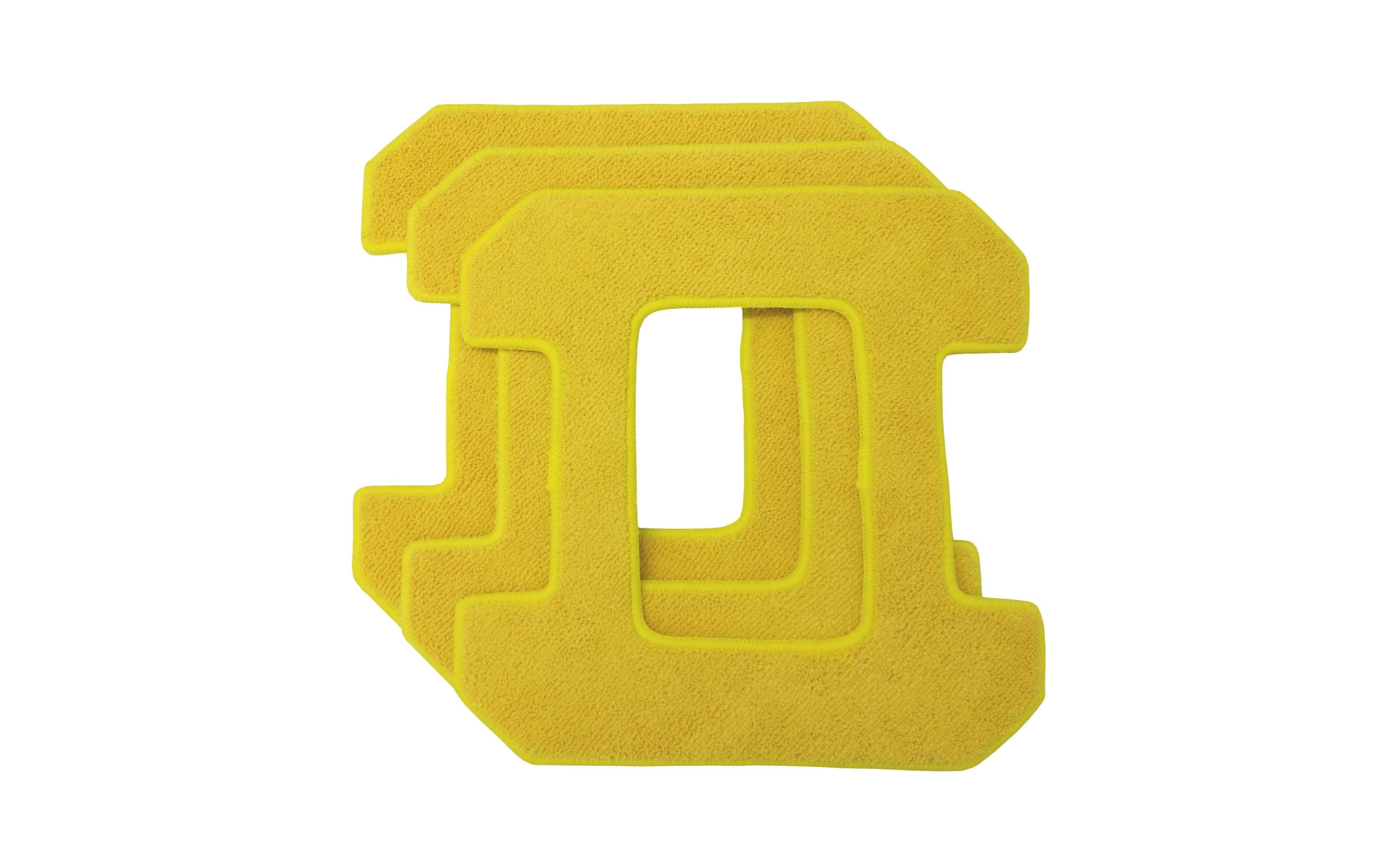 Hobot Mikrofasertuch zu HB268, HB288, HB298 gelb, 3 Stück