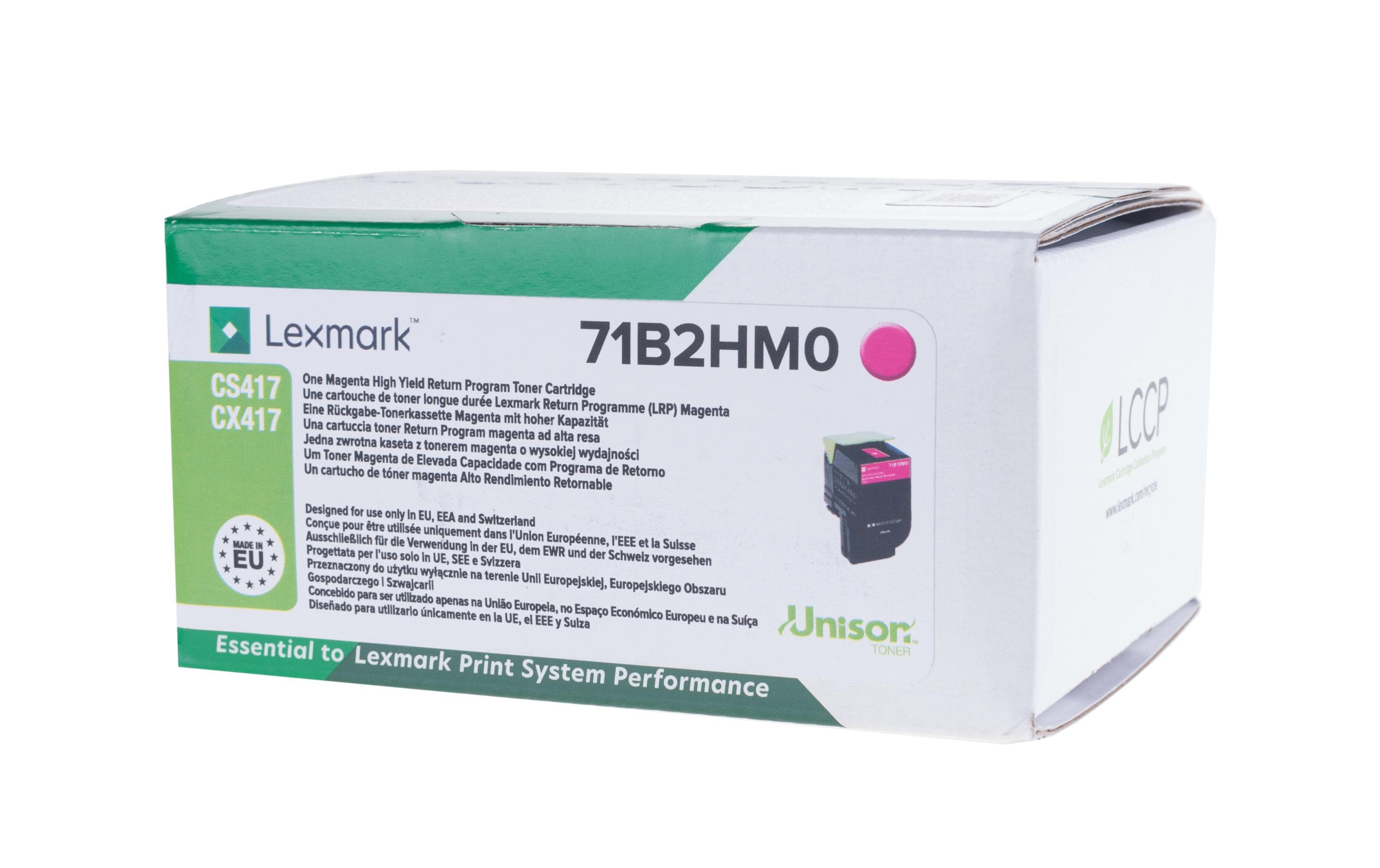 Lexmark Toner 71B2HM0 Magenta