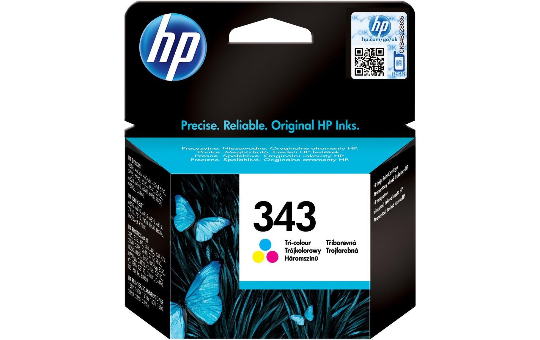 HP Tinte Nr. 343 (C8766EE) Cyan/Magenta/Yellow