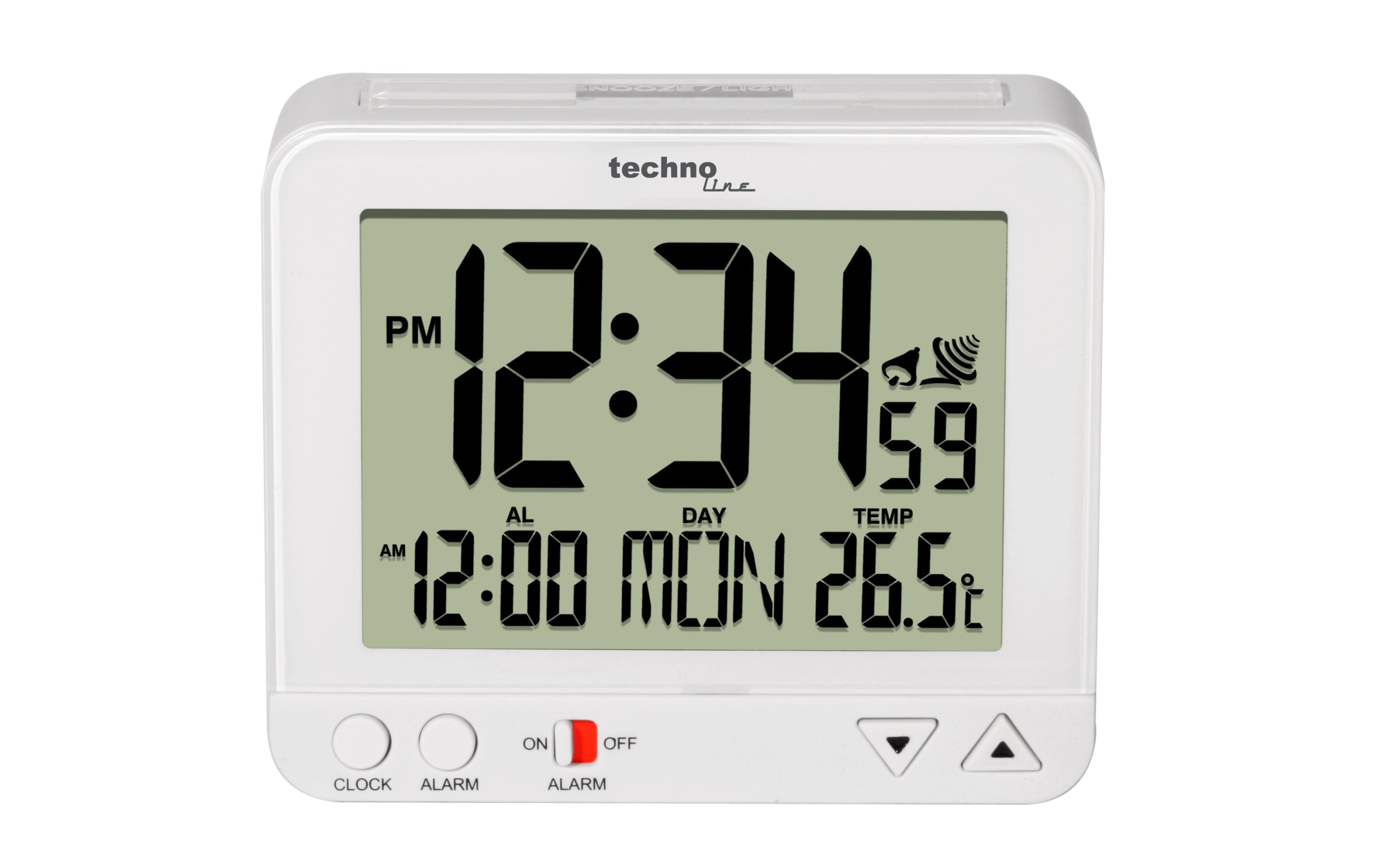 Technoline Funkwecker WT195 Weiss
