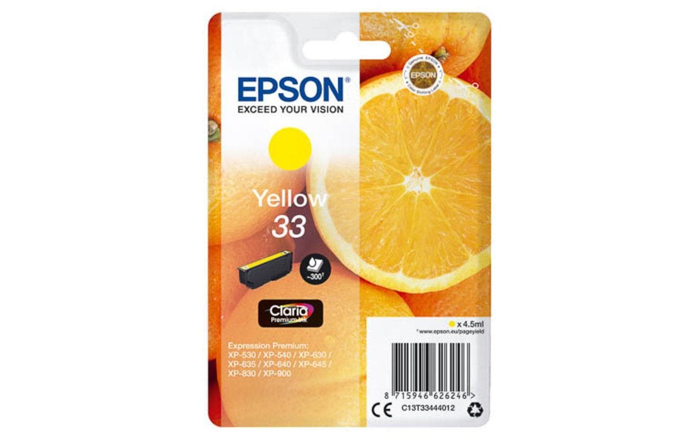 Epson Tinte 33 / T33444012 Yellow