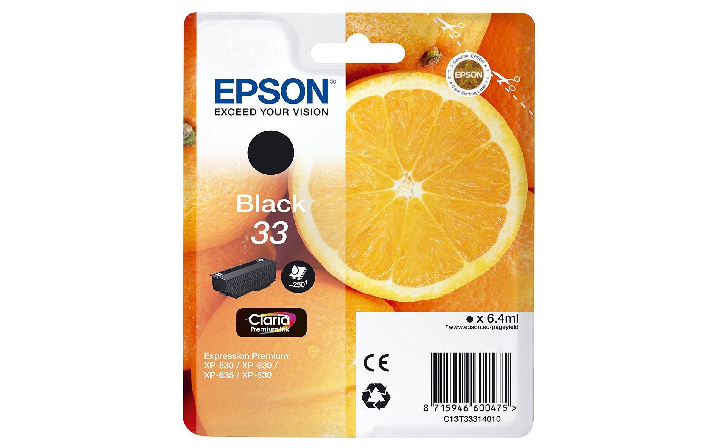 Epson Tinte 33 / T33314012 Black
