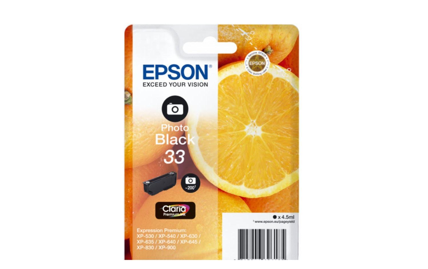Epson Tinte 33 / T33414012 Photo Black