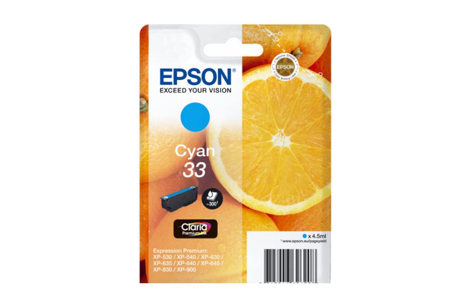Epson Tinte 33 / T33424012 Cyan