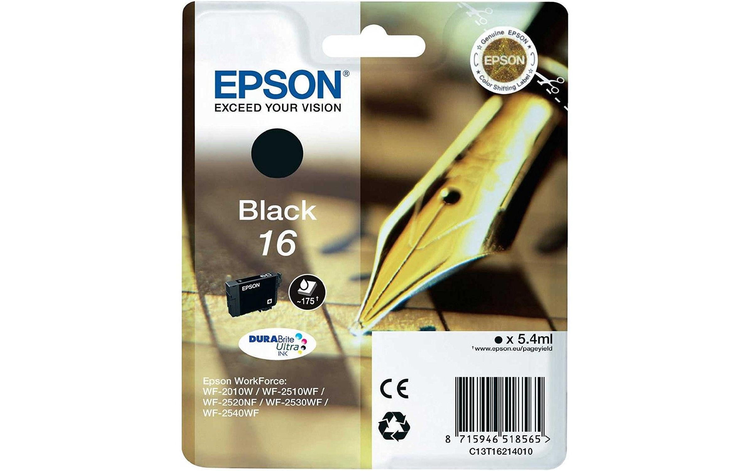 Epson Tinte T16214012 Black