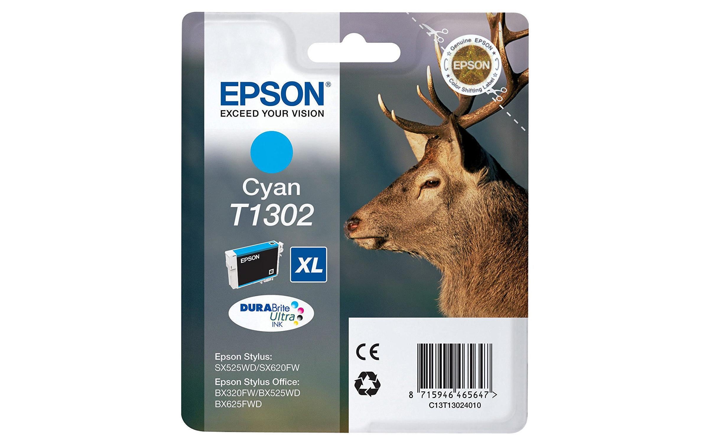 Epson Tinte T1302 / T13024012 Cyan