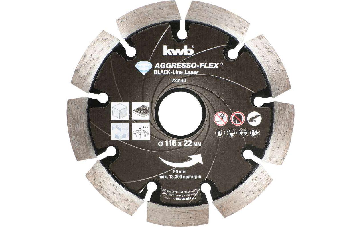 kwb Trennscheibe Black-Line Diamant 115 mm