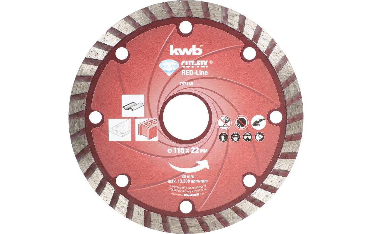 kwb Trennscheibe Red-Line Diamant 115 mm