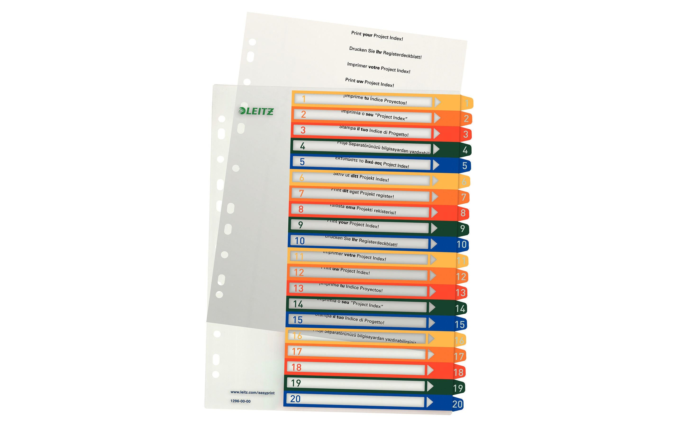 Leitz Register A4 1-20