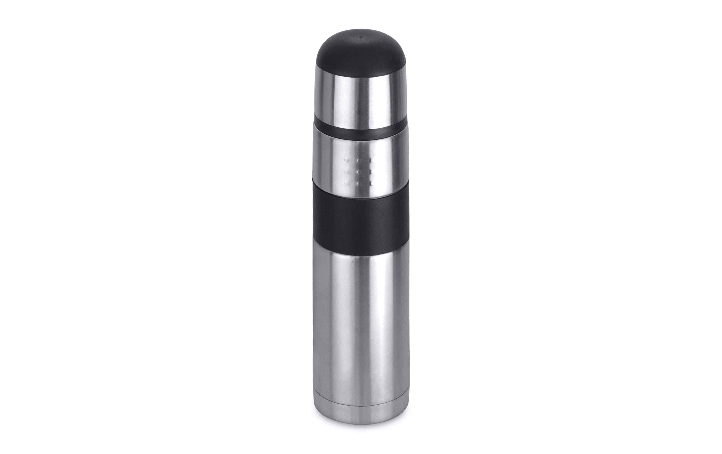 BergHOFF Thermoskanne Orion Line 1000 ml, Schwarz/Schwarz