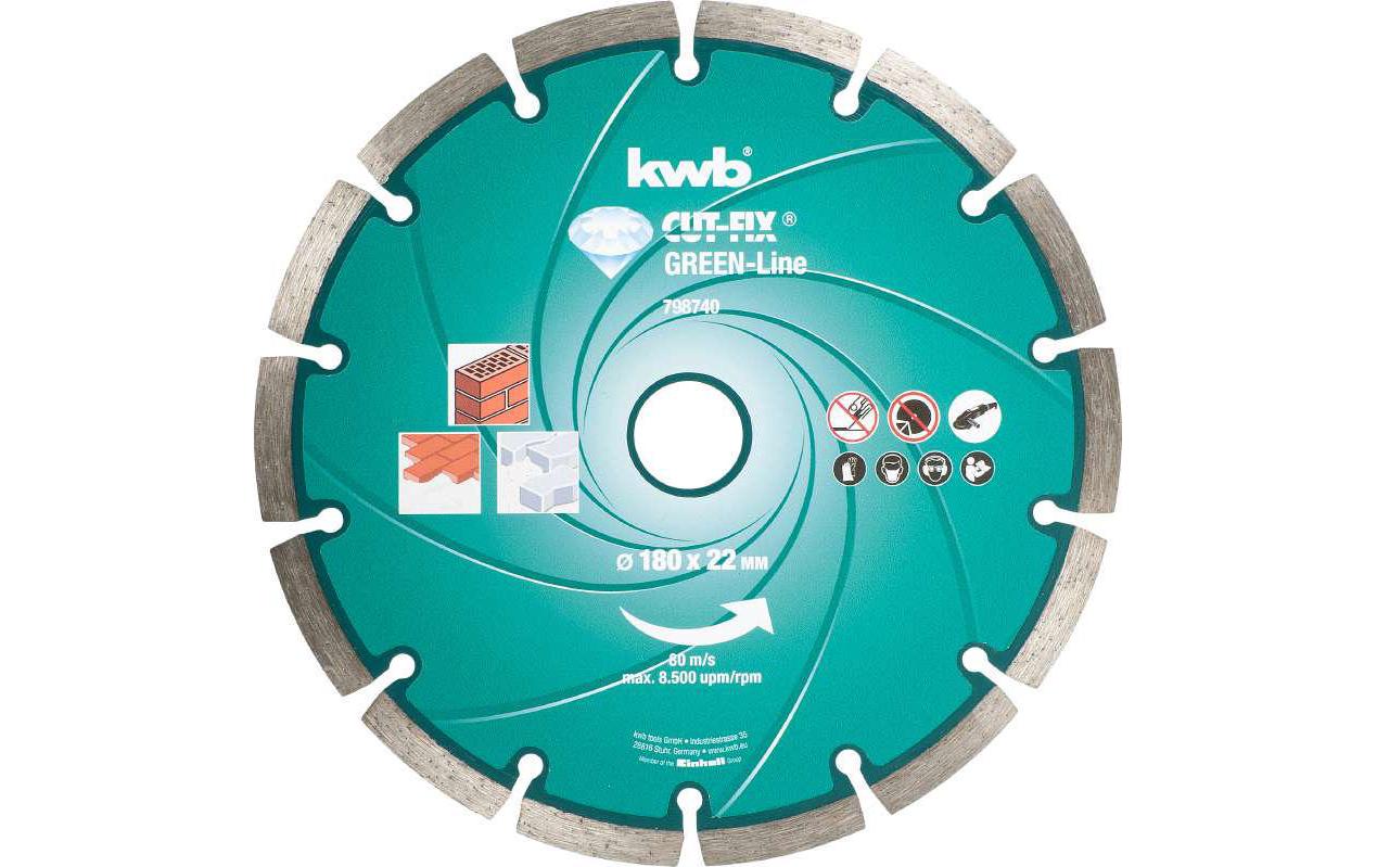 kwb Trennscheibe Green-Line Diamant 180 mm