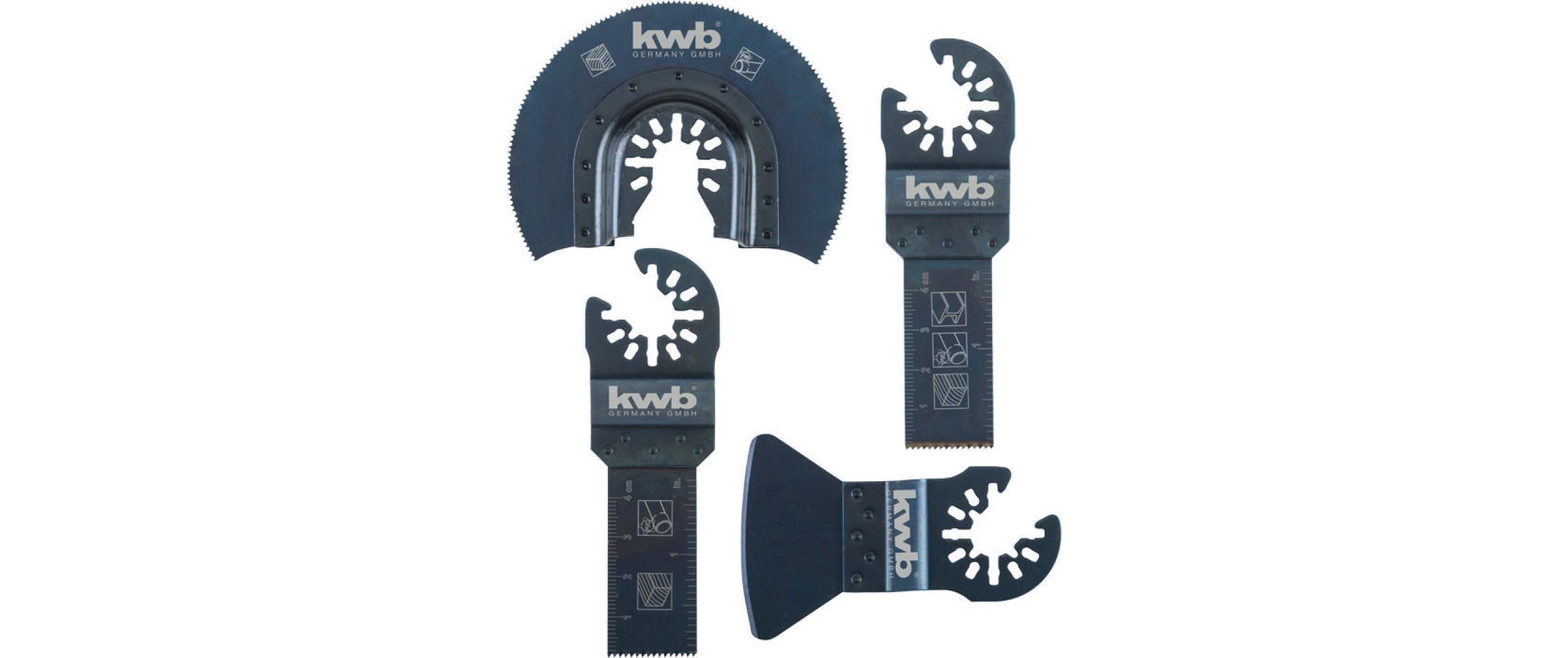 kwb Zubehörset Universal, 4 Teile