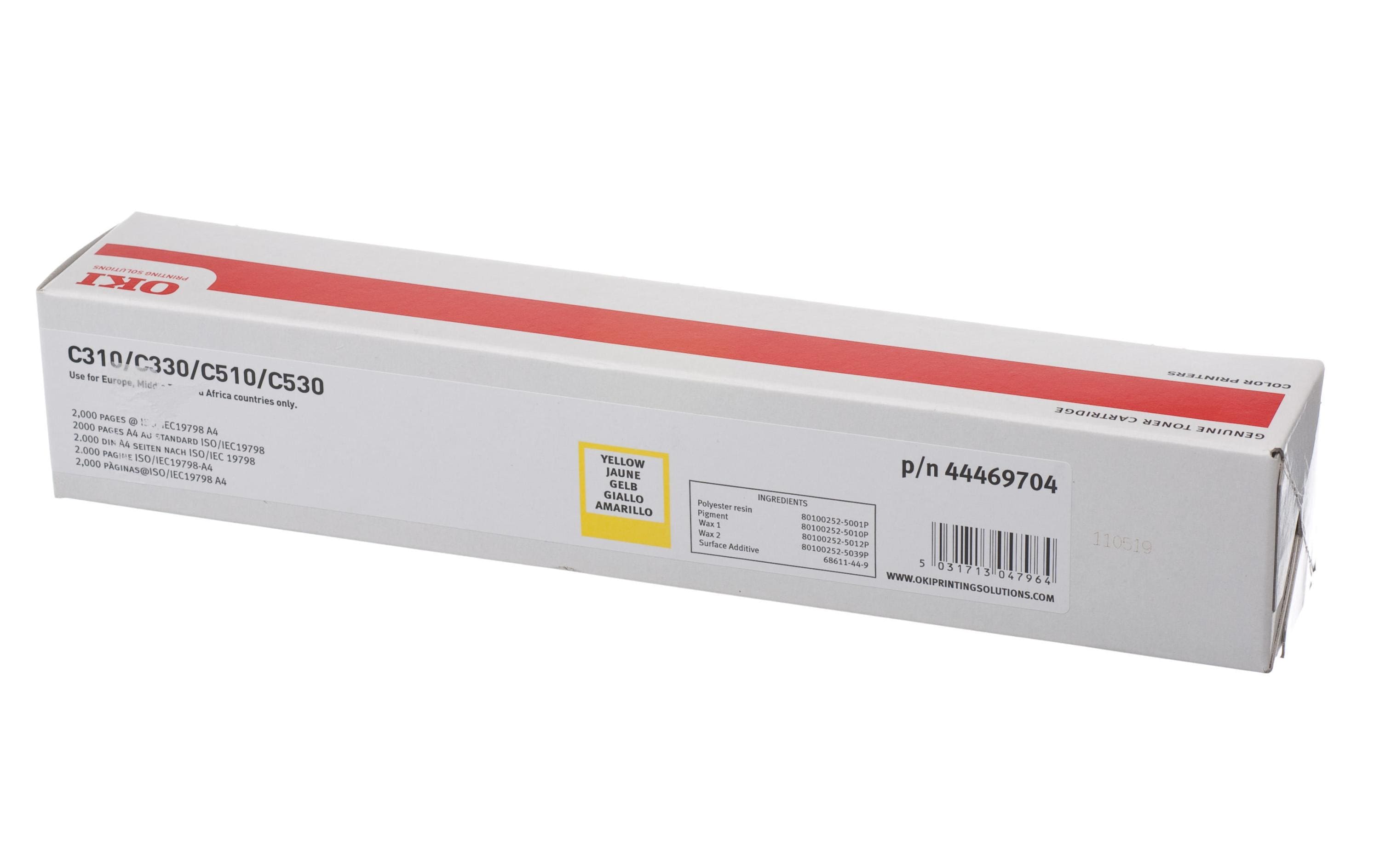 OKI Toner 44469704 Yellow
