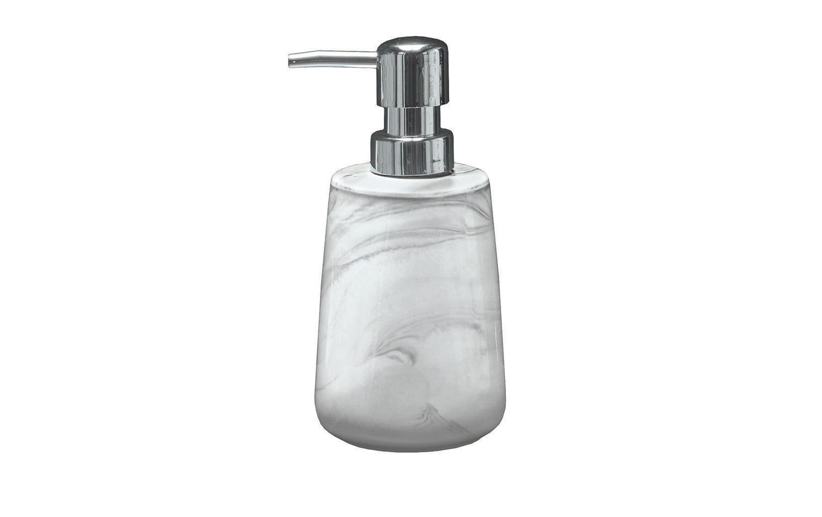 Kleine Wolke Seifenspender Marble 350 ml, Grau-Marmor