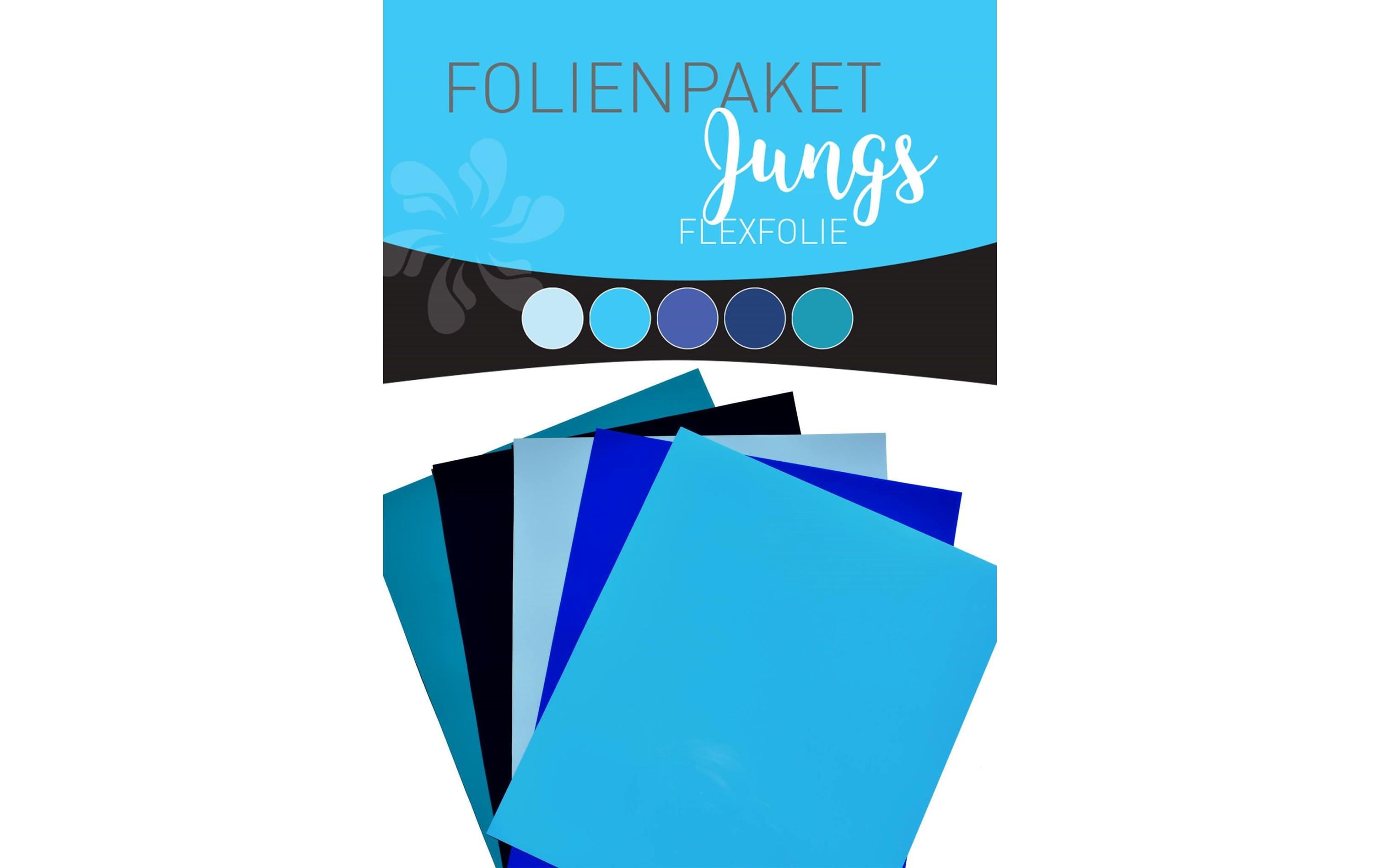 Stahls Aufbügelfolie Flex Set Jungs