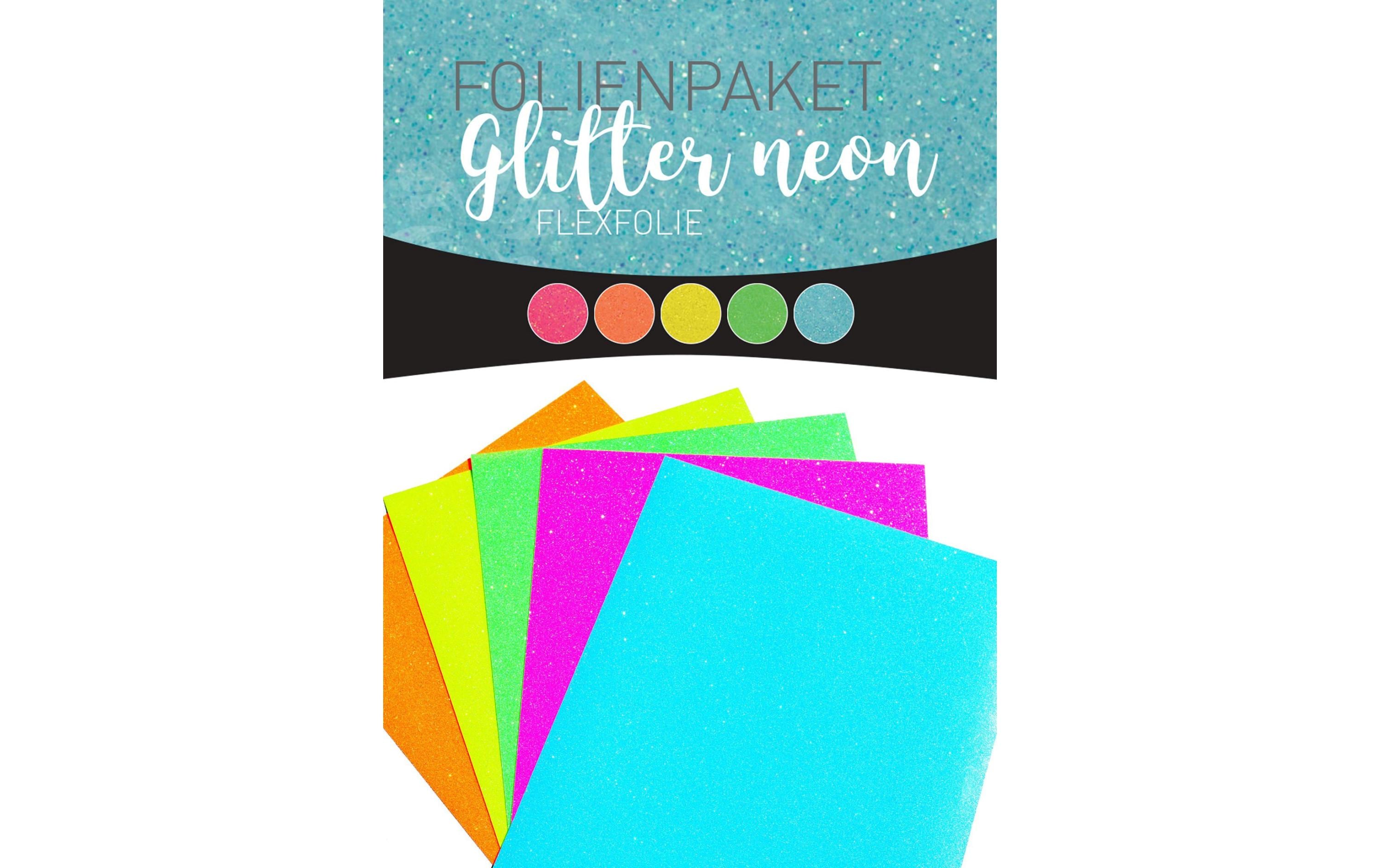 Stahls Aufbügelfolie Flex Set Glitter