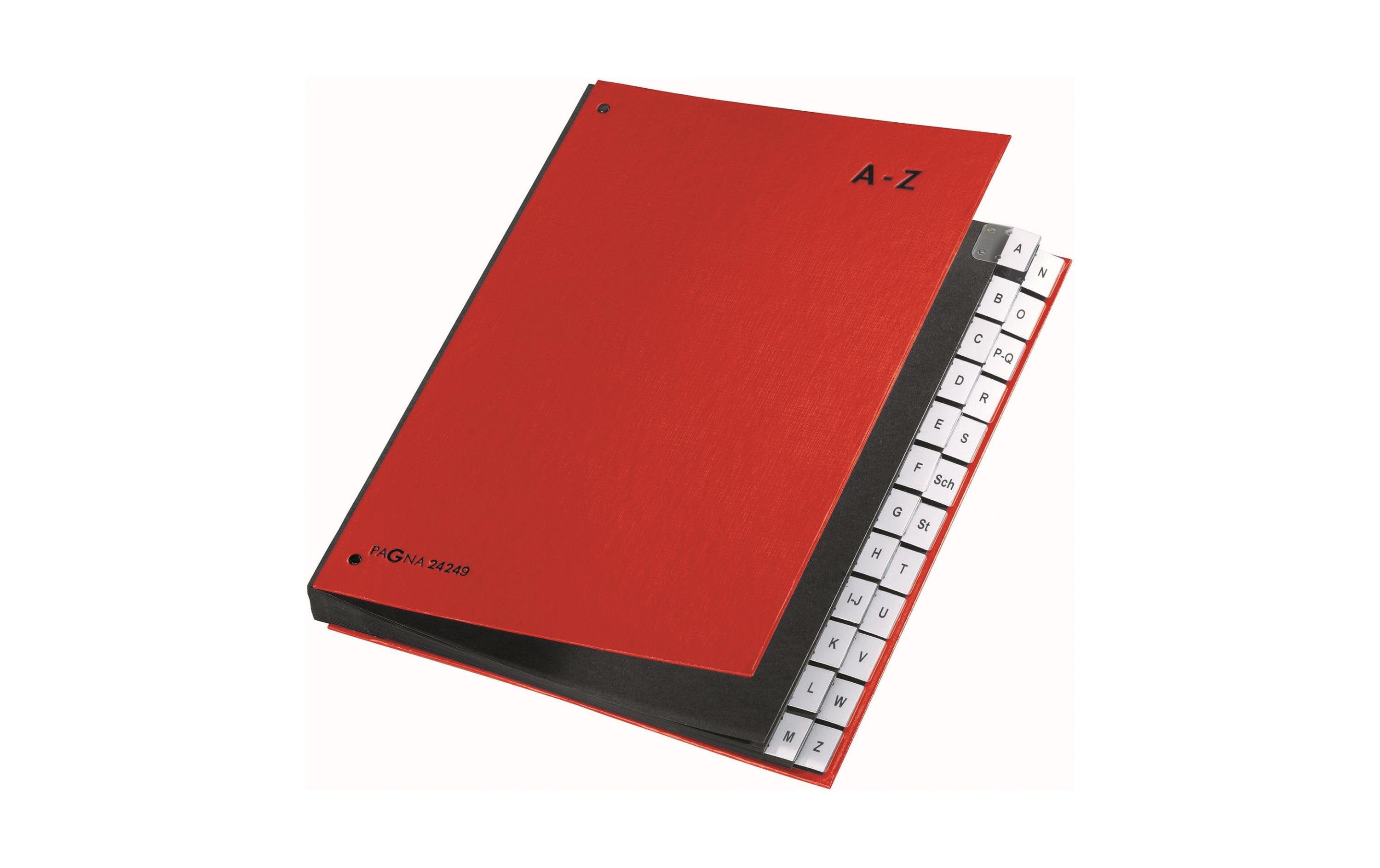 Pagna Pultmappe A4 A-Z Rot