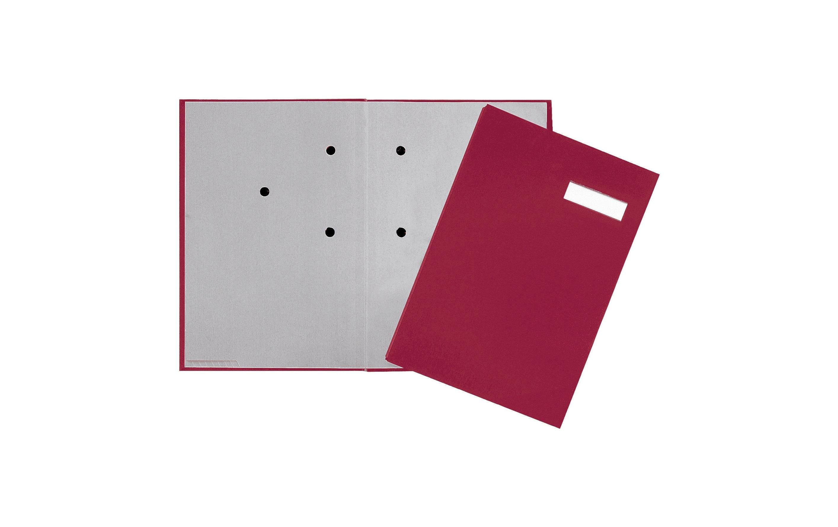 Pagna Unterschriftenmappe mit 20 Fächer, Rot