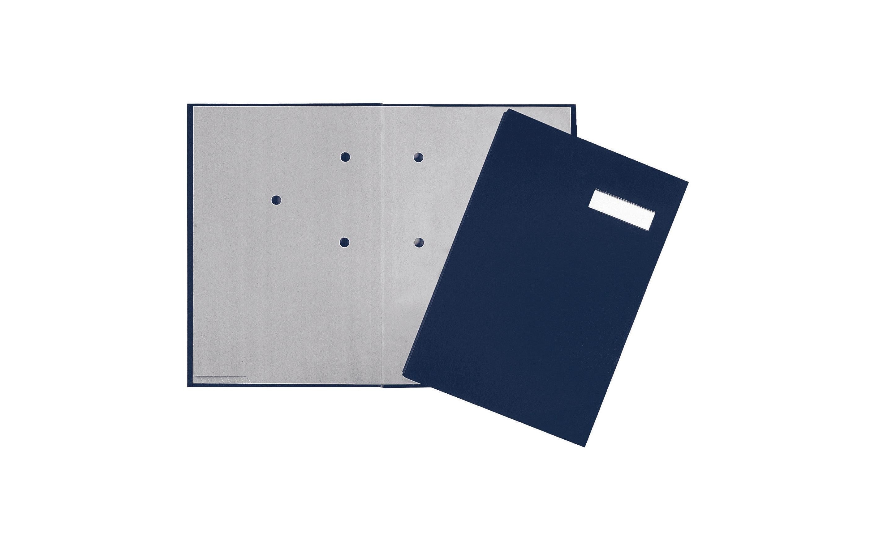 Pagna Unterschriftenmappe mit 20 Fächer, Blau